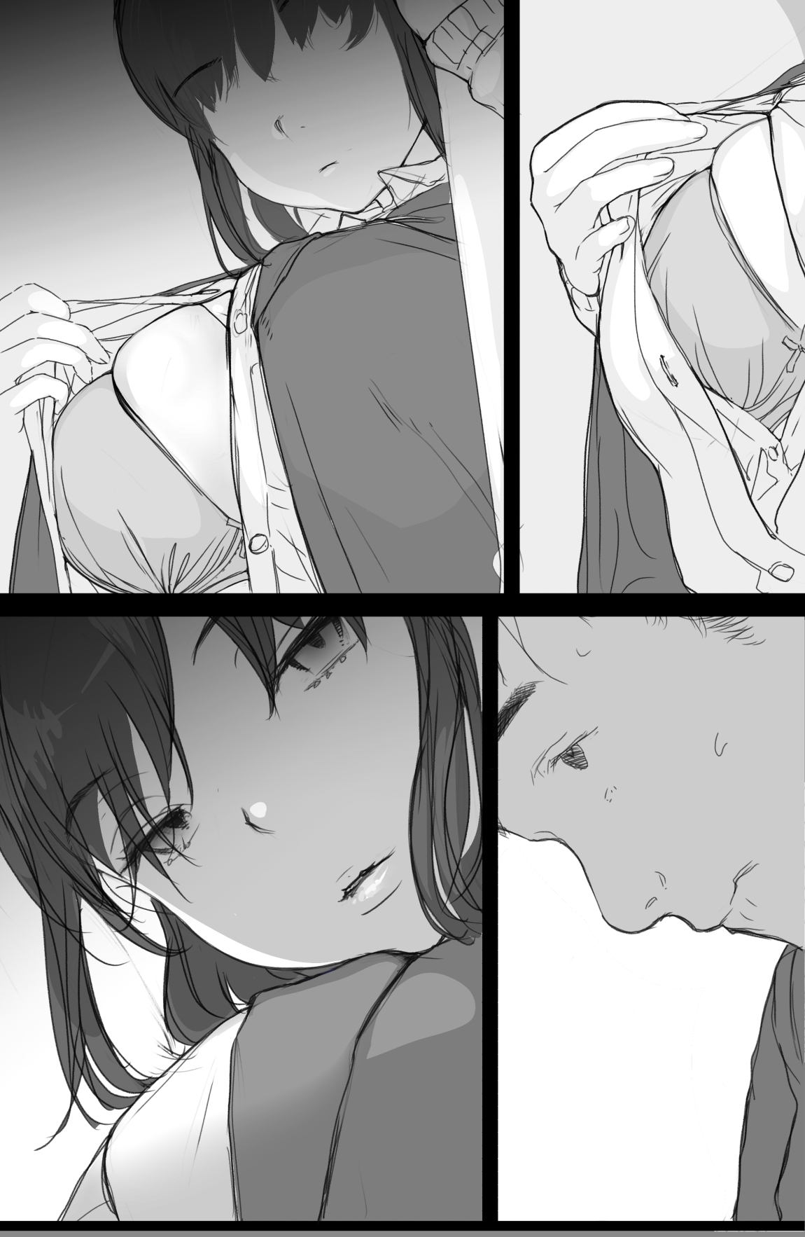 Đọc truyện hentai Anh Chàng May Mắn Và Cô Gái Khoe Hàng Trên Chuyến Tàu Điện Ngầm - Oneshot