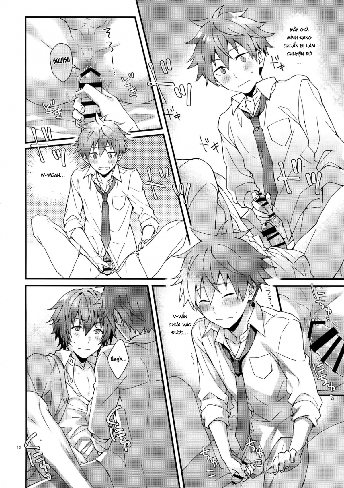 Đọc truyện hentai [Yaoi] Thoát kiếp trai tân! - Oneshot