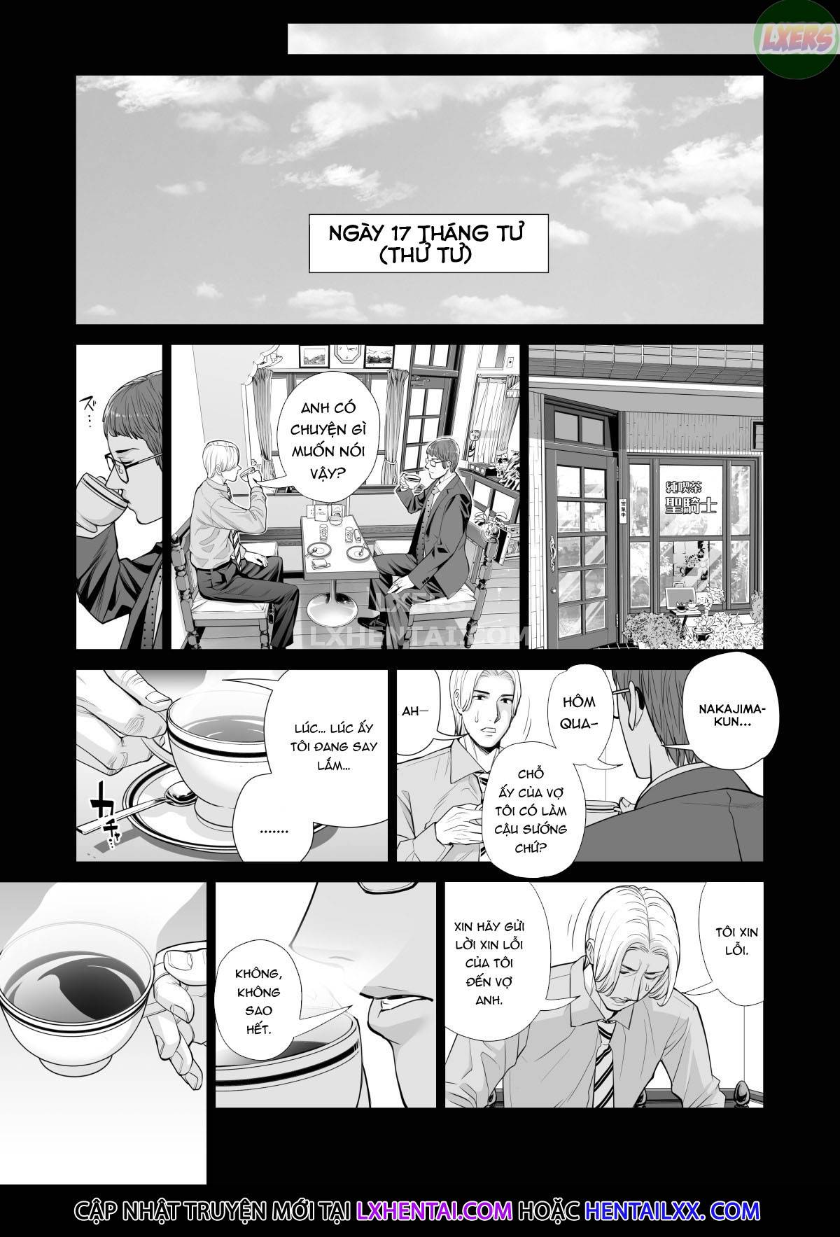 Đọc truyện hentai A Housewife Stolen By A Coworker Besides Her Blackout Drunk Husband - Chap 3 - [END]