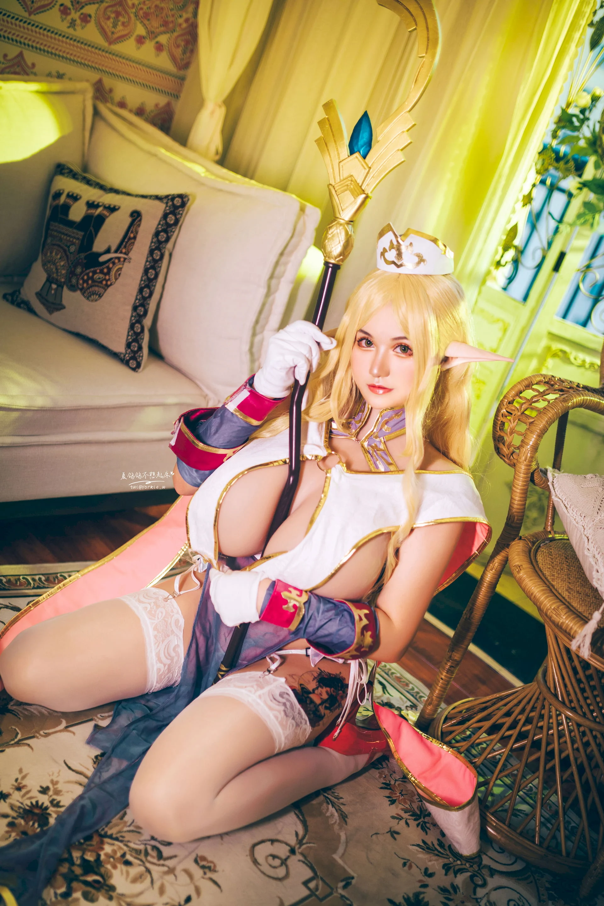 Đọc truyện hentai Tuyển tập Albums siêu phẩm Cosplay - Chap 713 - Summer Pigeon - Priscilla in Elf Village