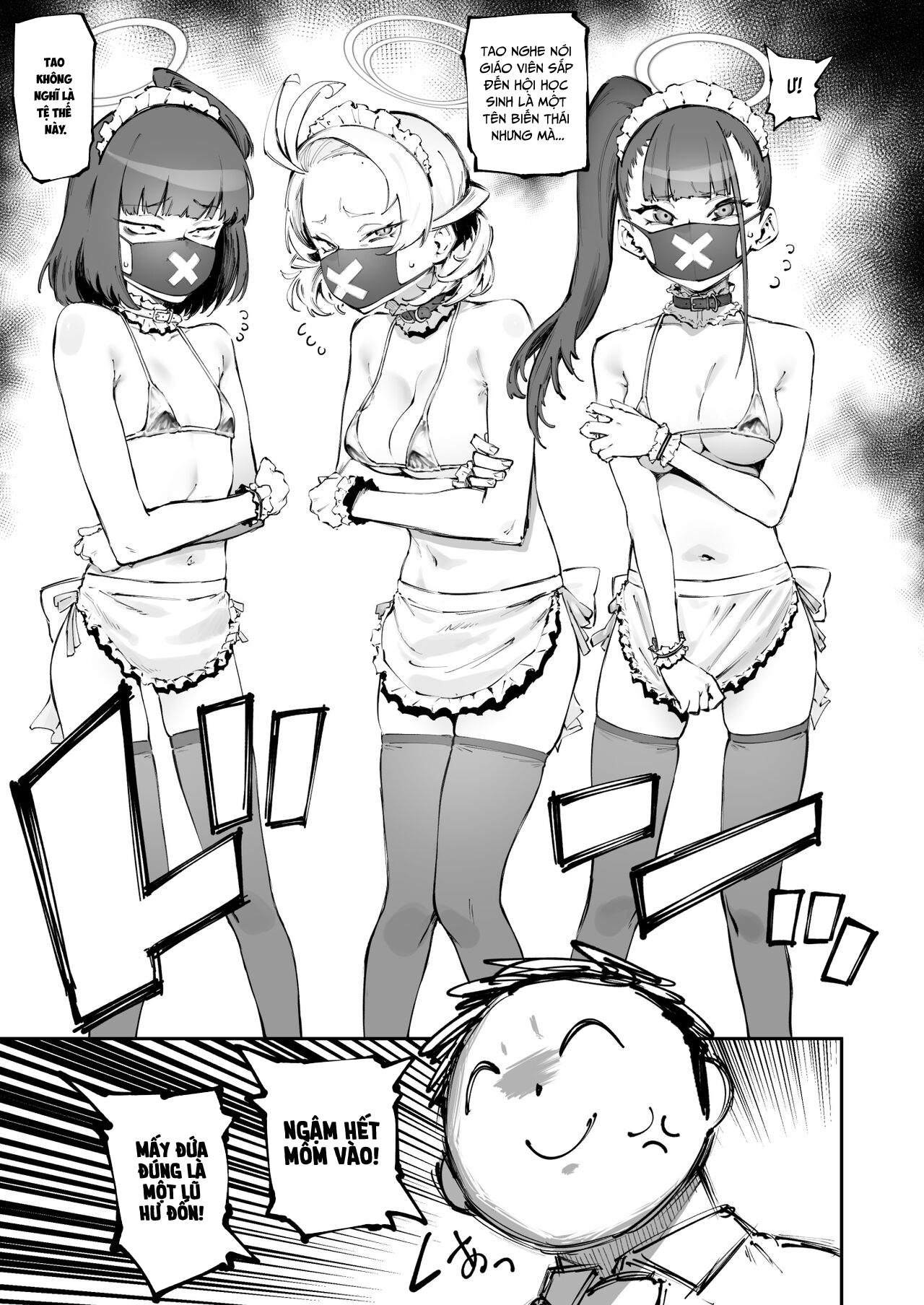 Đọc truyện hentai Metsuki Warui Kyoudan (Suruga Kuroitsu)] Sukeban Houshi-bu - Oneshot