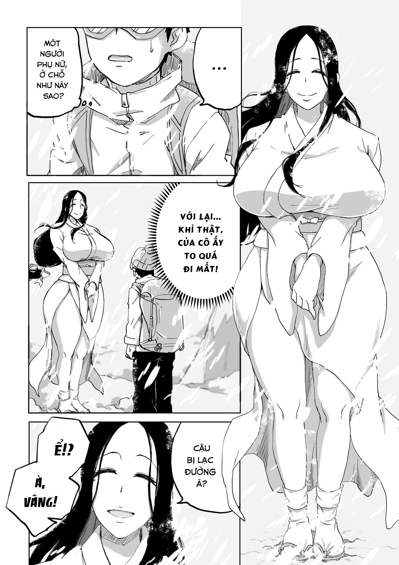 Đọc truyện hentai Zetsumetsu Sunzen Yukionna - Oneshot