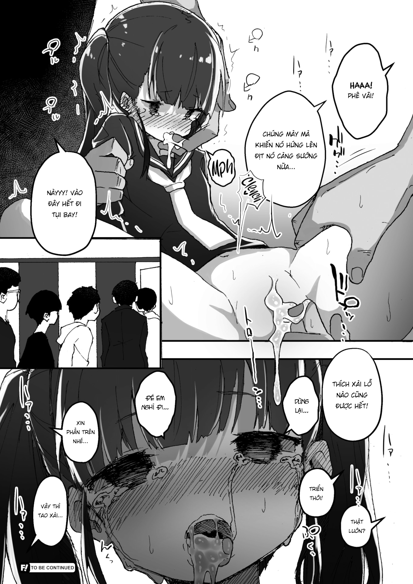 Đọc truyện hentai Hoan lạc mỗi ngày - Chap 6.5 - Xếp hàng xả stress tại toilet công cộng