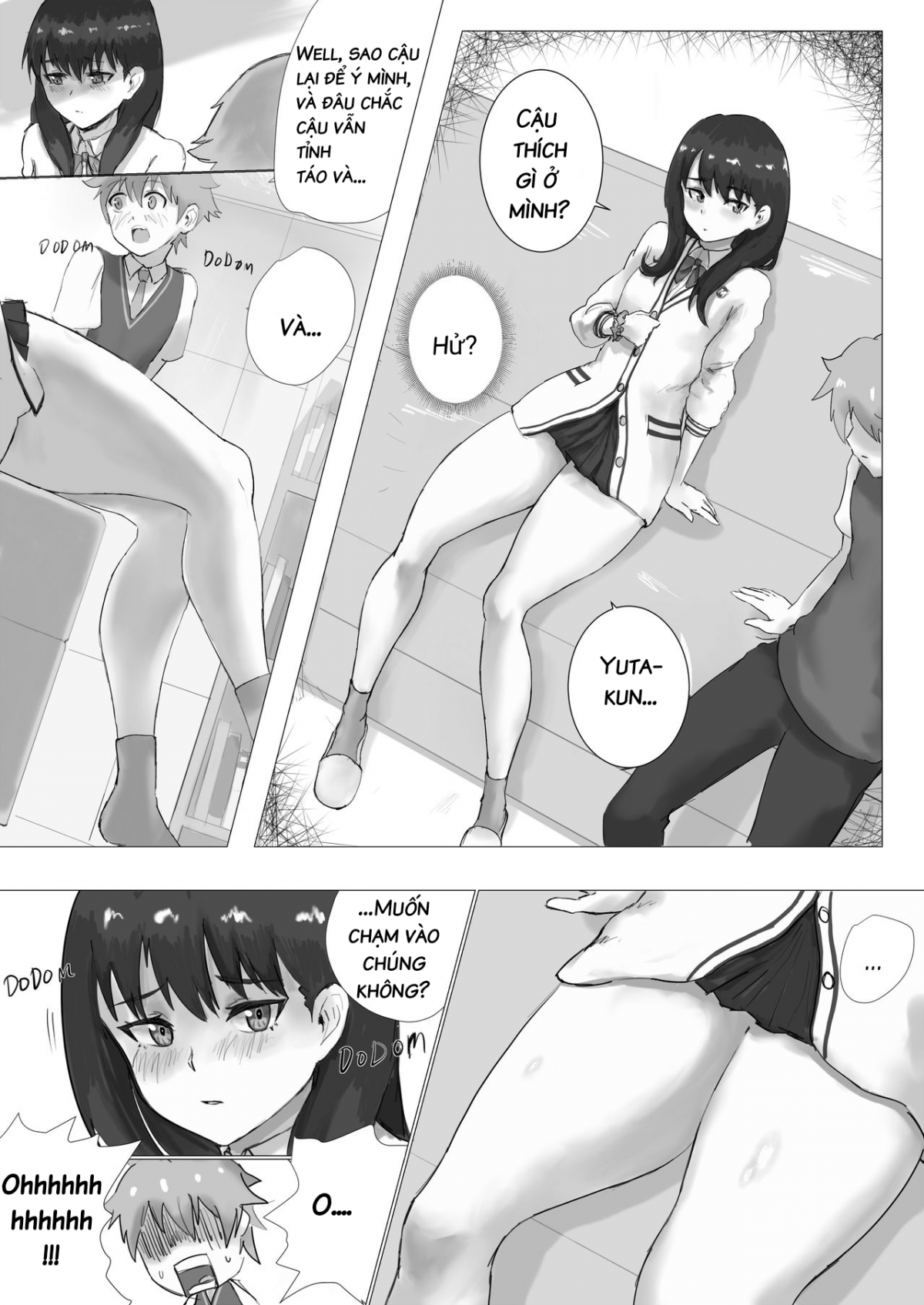 Đọc truyện hentai Thigh Situation (SSSS.Gridman) - Oneshot