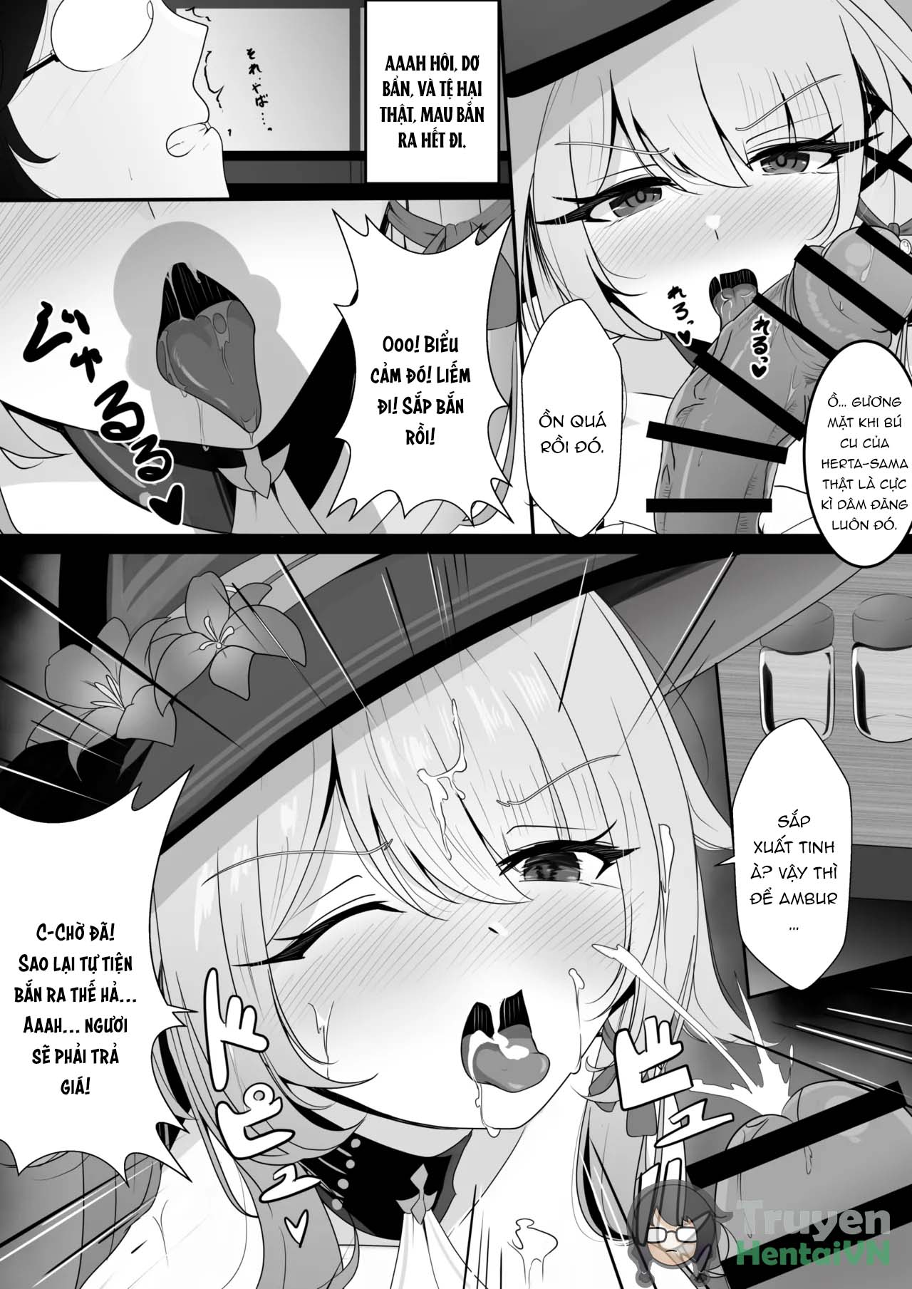 Đọc truyện hentai Watashi (Miss Herta) ga Saimin Nanka ni Makeru Wakenai Desho! (Honkai: Star Rail) - Oneshot