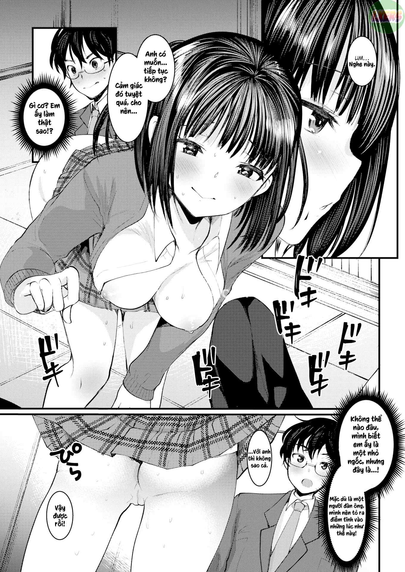 Đọc truyện hentai Mitsuhashi vụng về - Oneshot