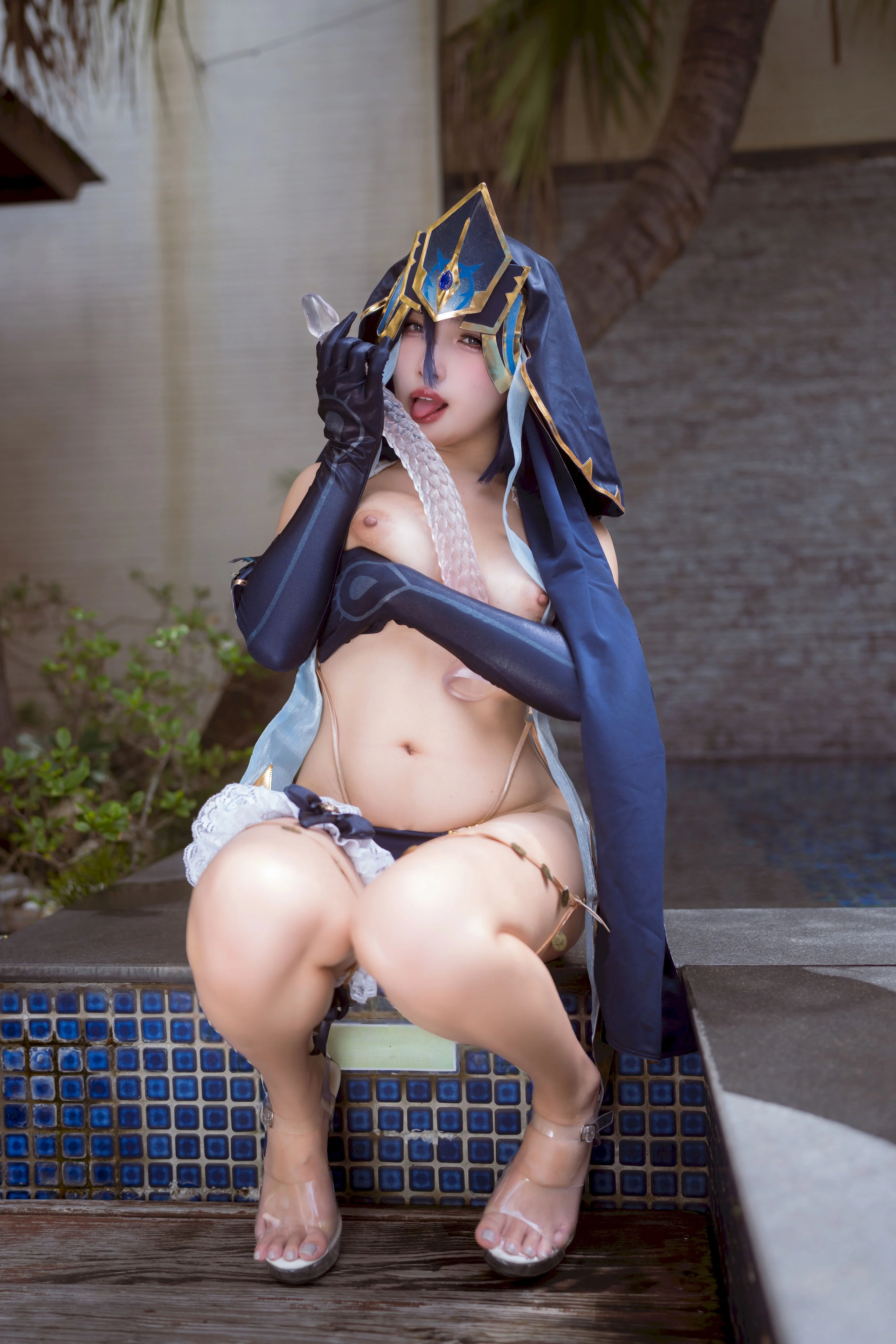 Đọc truyện hentai Tuyển tập Albums siêu phẩm Cosplay - Chap 1158 - Momo - Genshin Impact: Hidden Mirror Lady