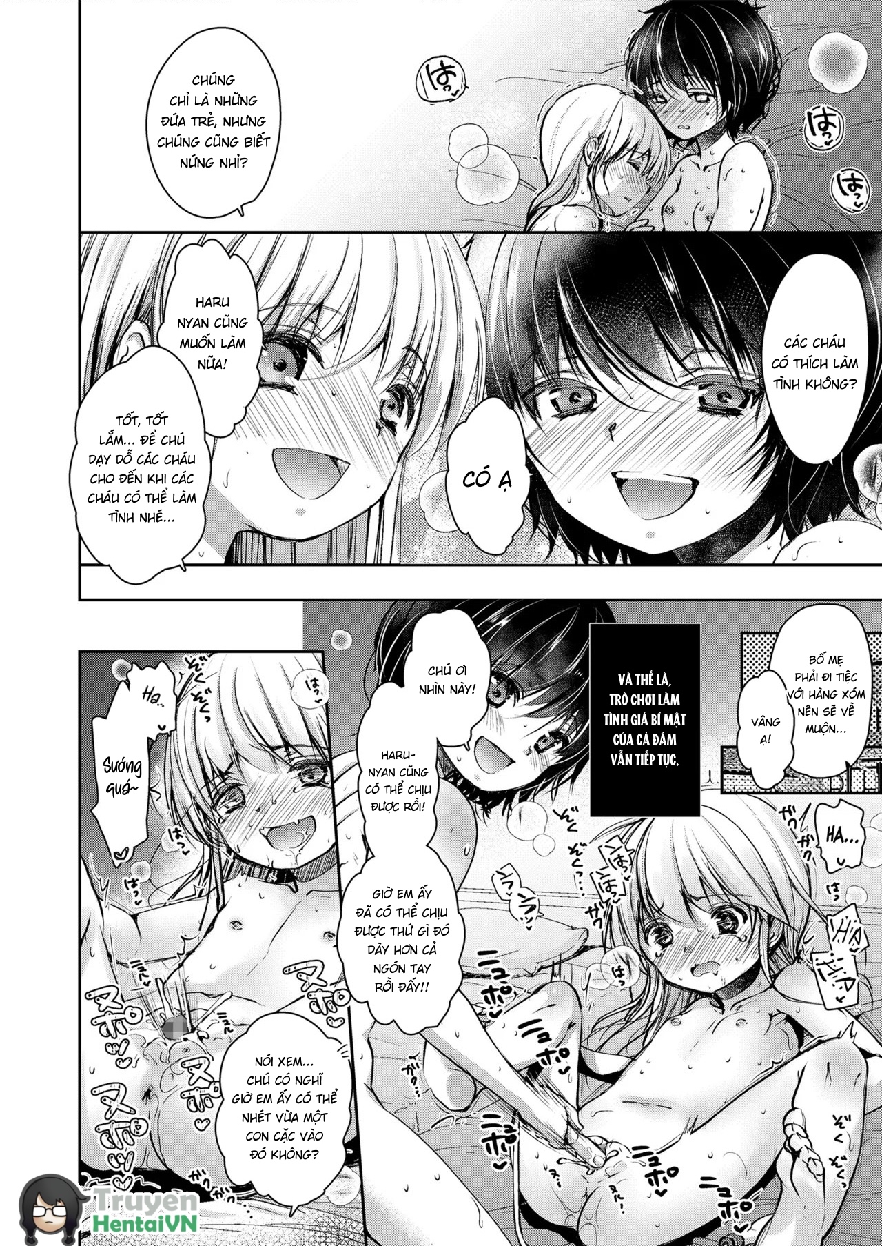 Đọc truyện hentai Naisho no Ecchi Gokko - Secret Immoral Play - Oneshot
