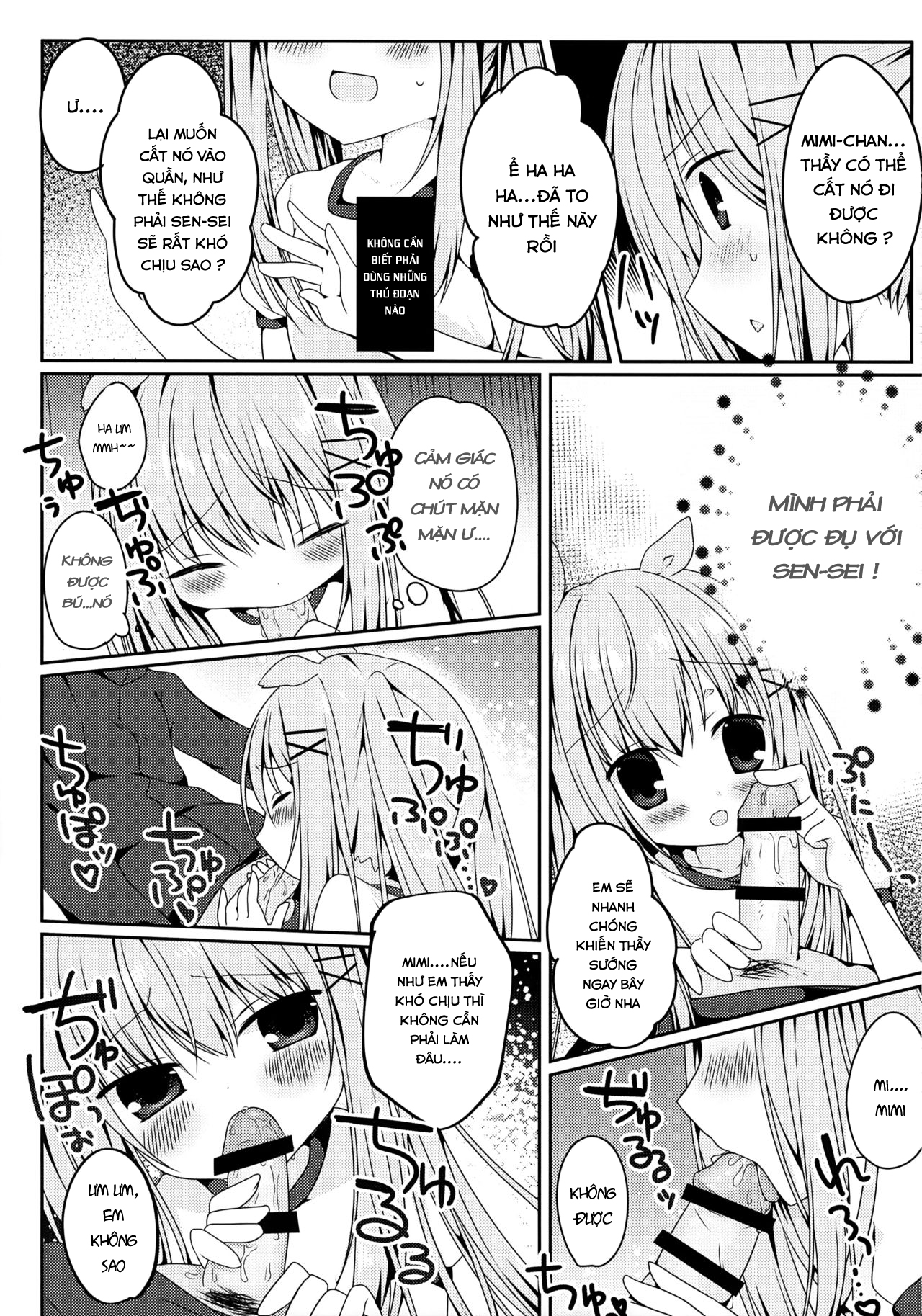 Đọc truyện hentai Mimi-chan no Mero x2 Keikaku - Oneshot