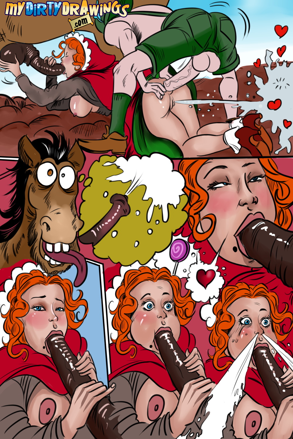 Đọc truyện hentai Red Riding Hoe - Artist CG