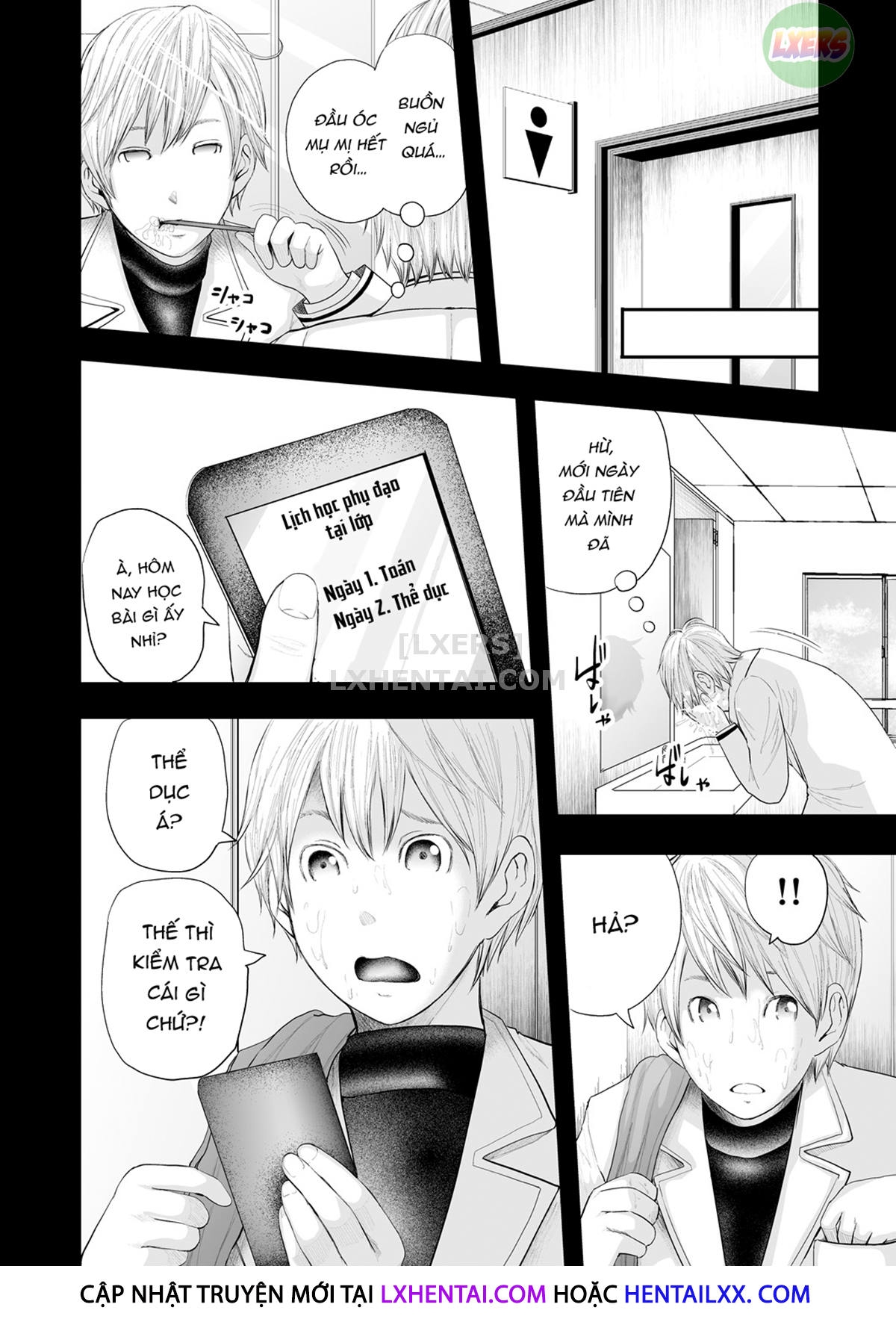 Đọc truyện hentai Jokyoshi Go-nin to Boku 1-ri - Chap 3 - Chơi ba