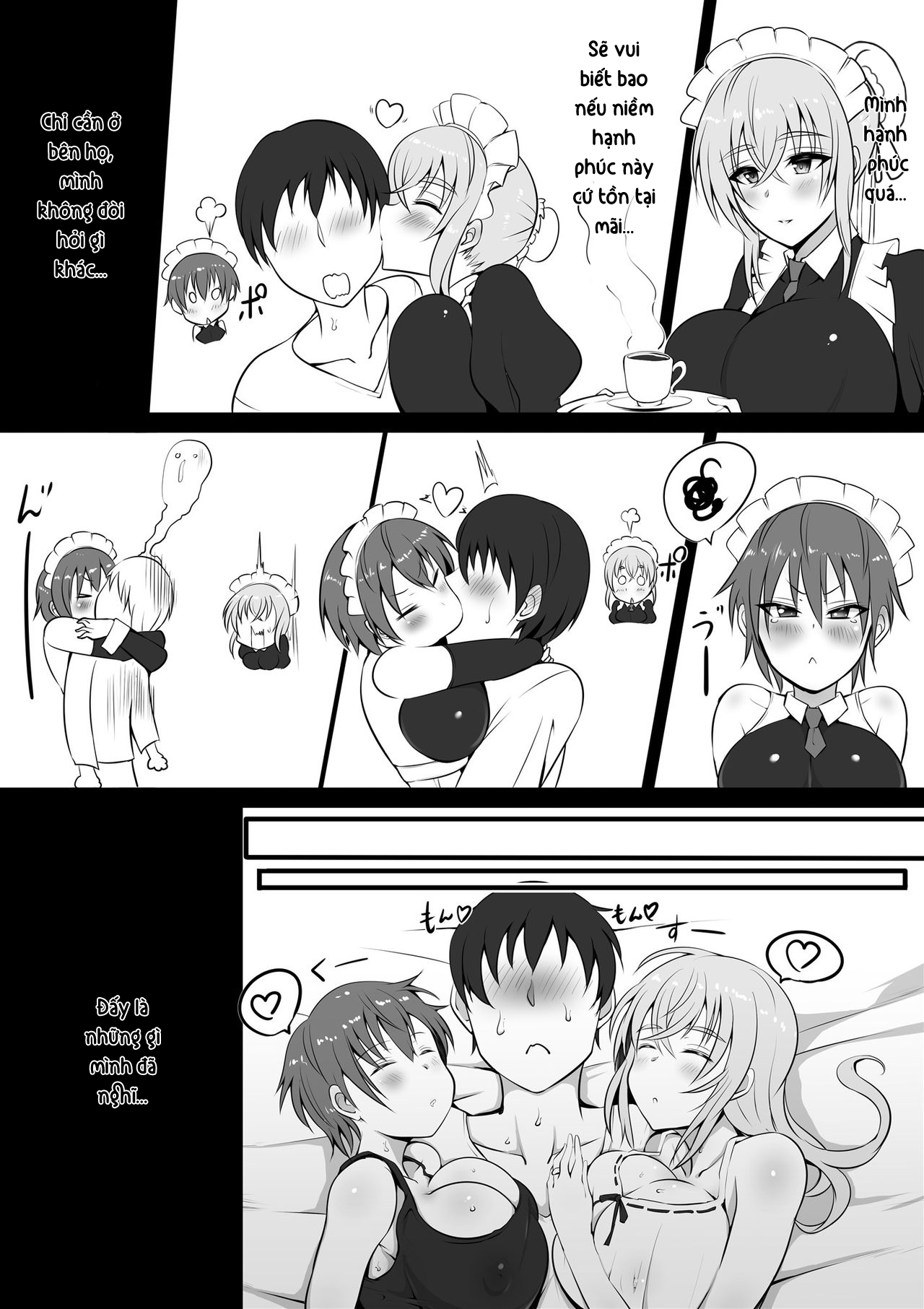 Đọc truyện hentai Hai nàng hầu ngọt nước - Oneshot