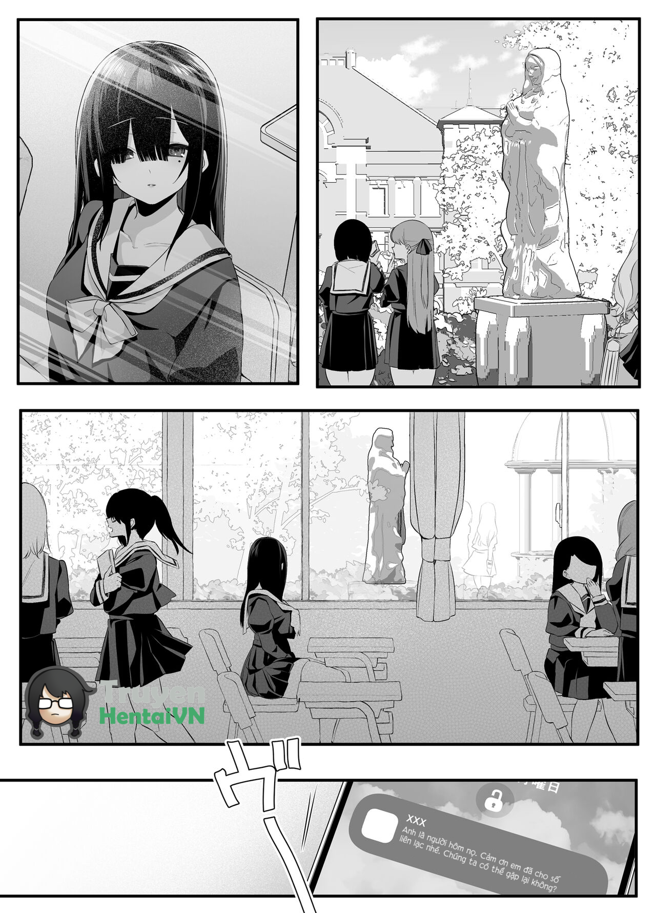 Đọc truyện hentai Fujun Isei Kouyuu shitara Soku Taigaku no Seijun Muku na Gakuensei ni Itazura ~Densha Chikan Hen~ - Oneshot