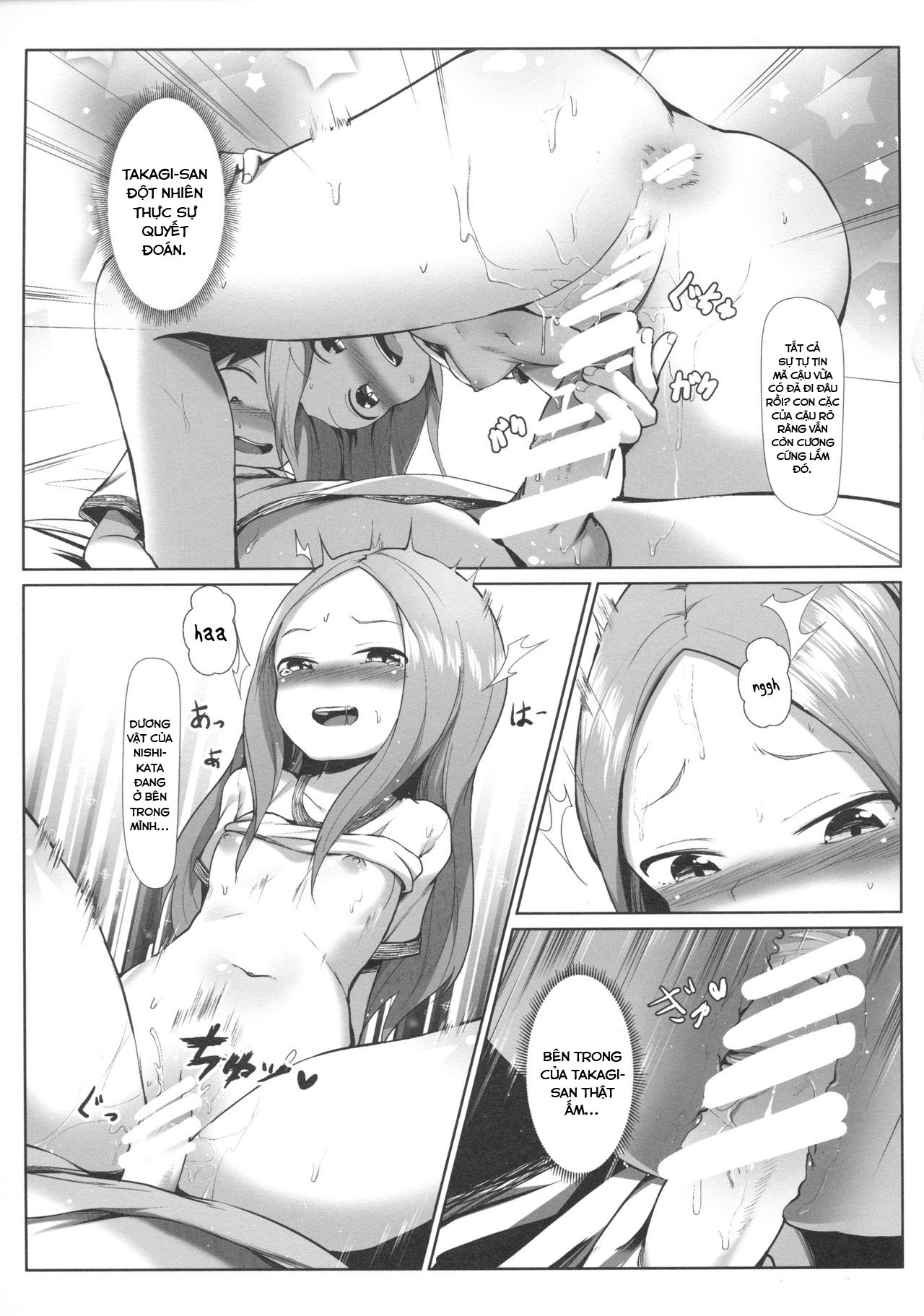 Đọc truyện hentai Hòa quyện cùng vị mồ hôi của Takagi-san - Oneshot