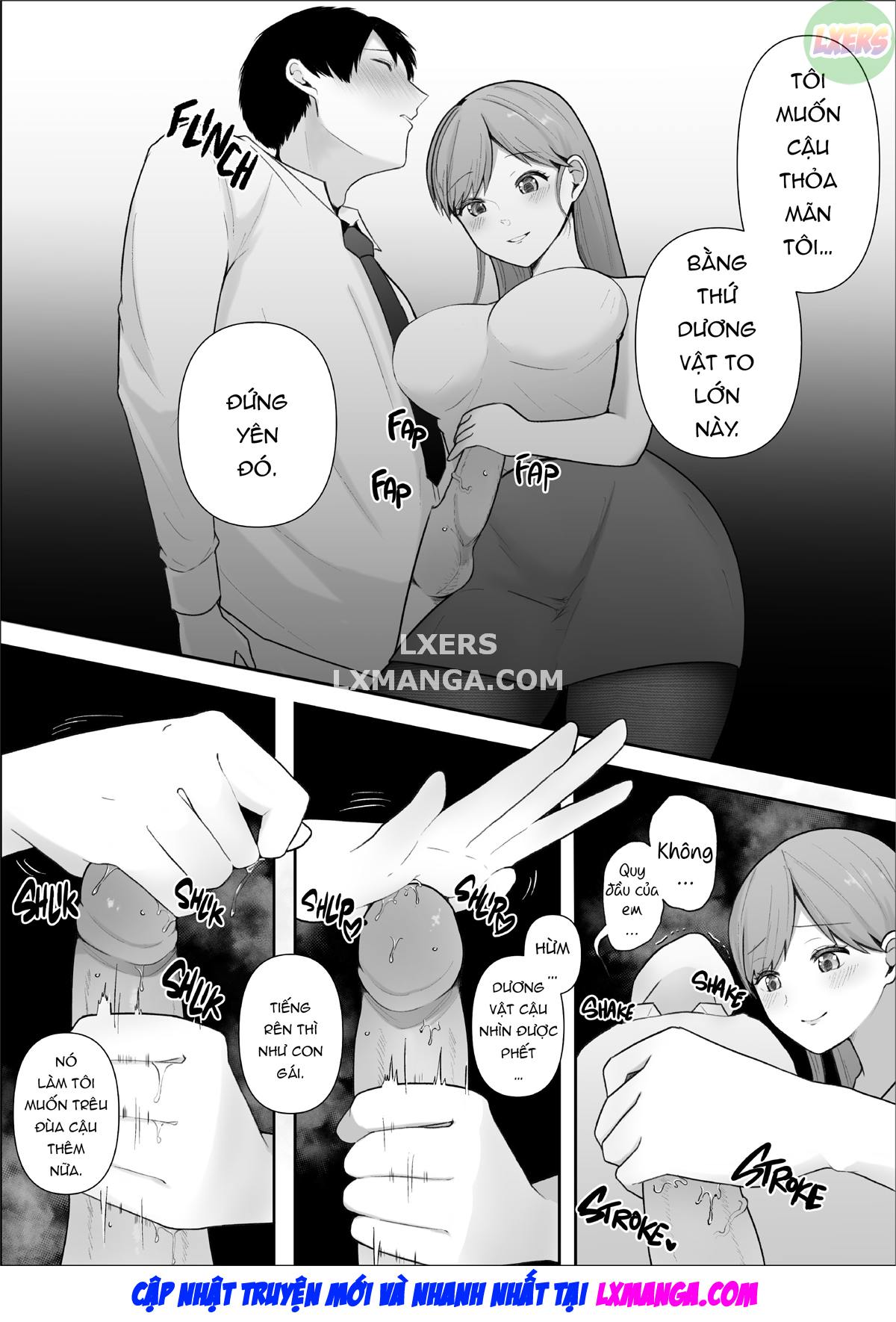 Đọc truyện hentai Tôi trở thành thú cưng của bà sếp nghiêm khắc - Oneshot