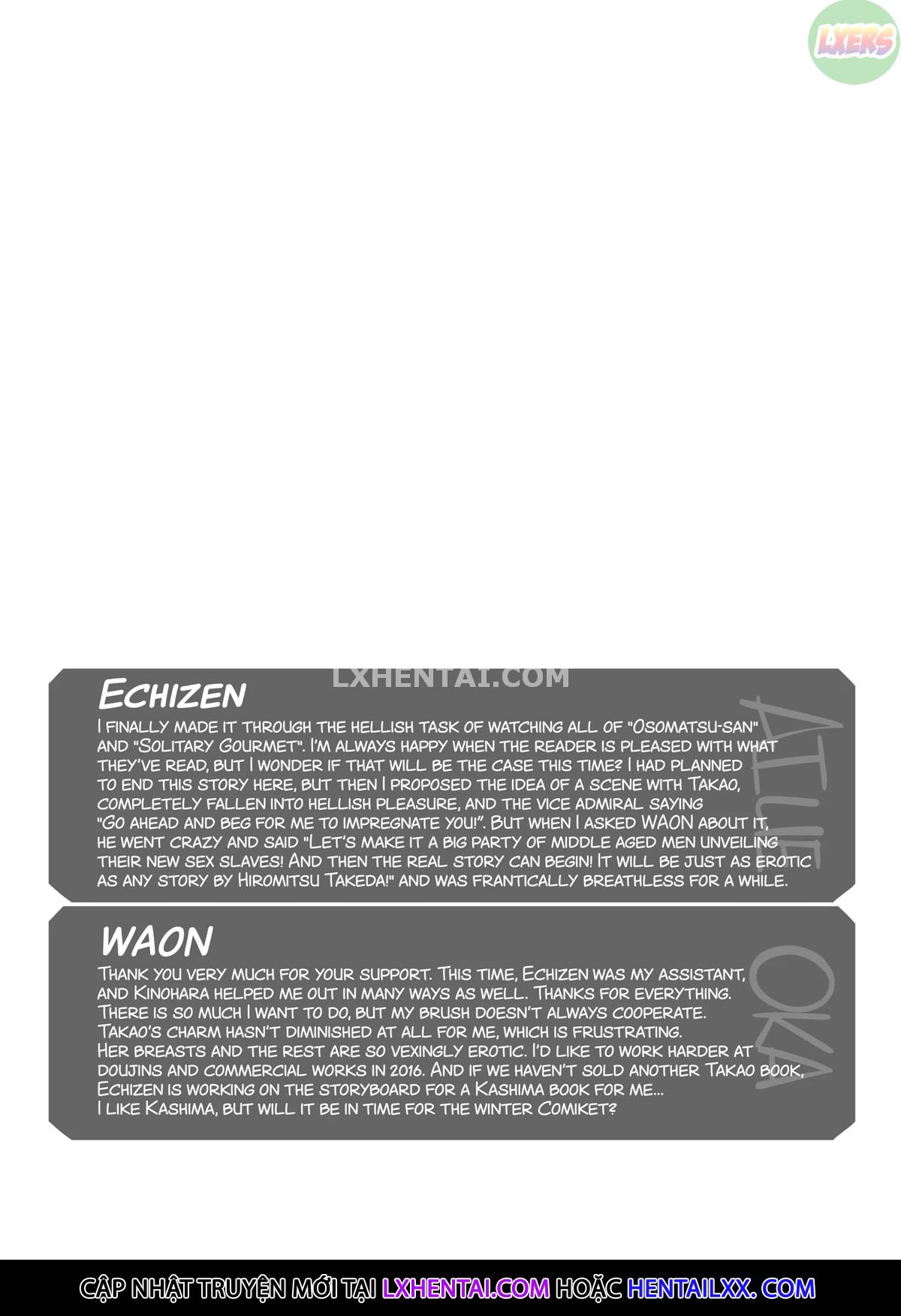 Đọc truyện hentai Nữ hạm yêu quý của tôi - Chap 2 - [END]