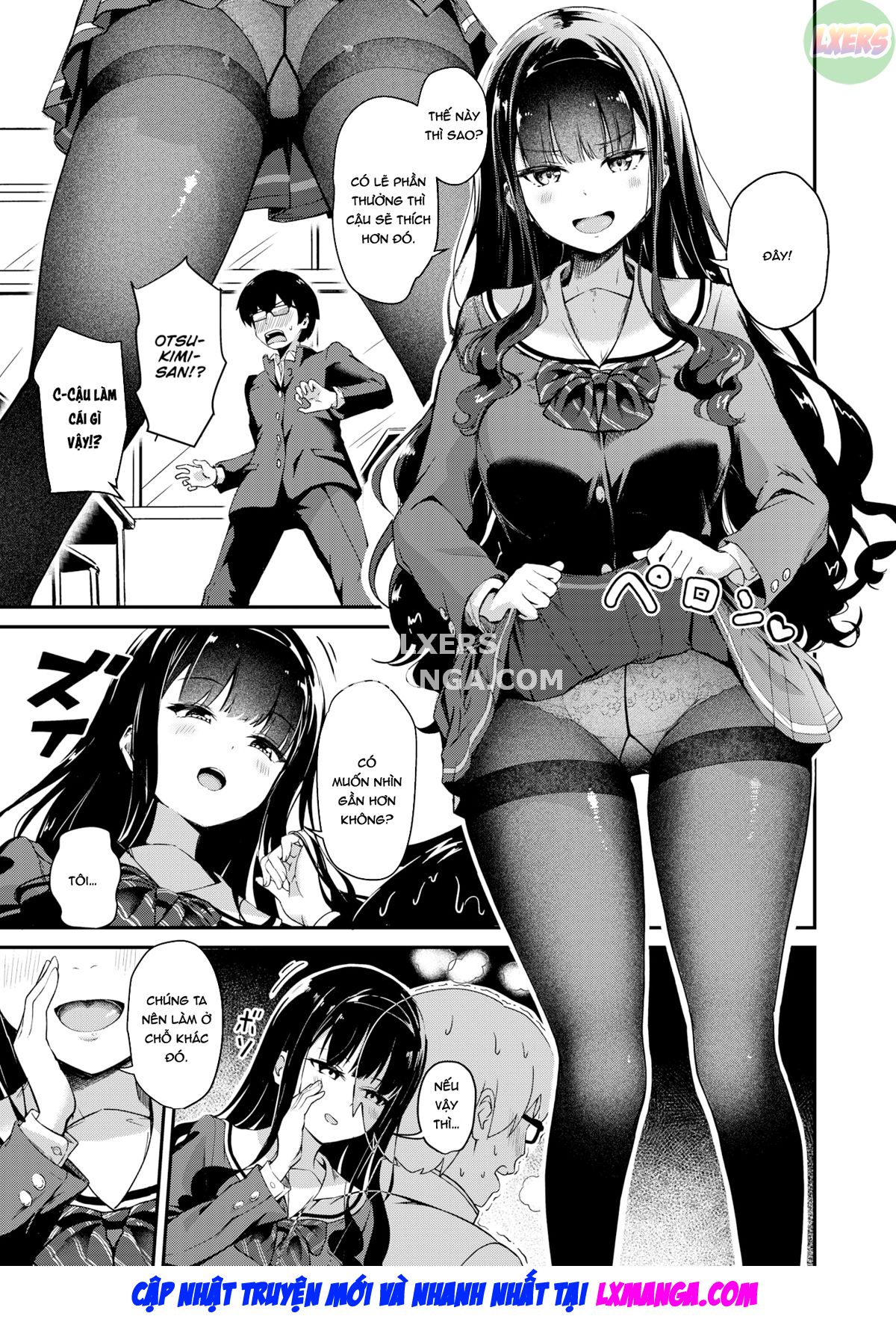 Đọc truyện hentai Otsukimi-san, tôi không thể học được. - Oneshot