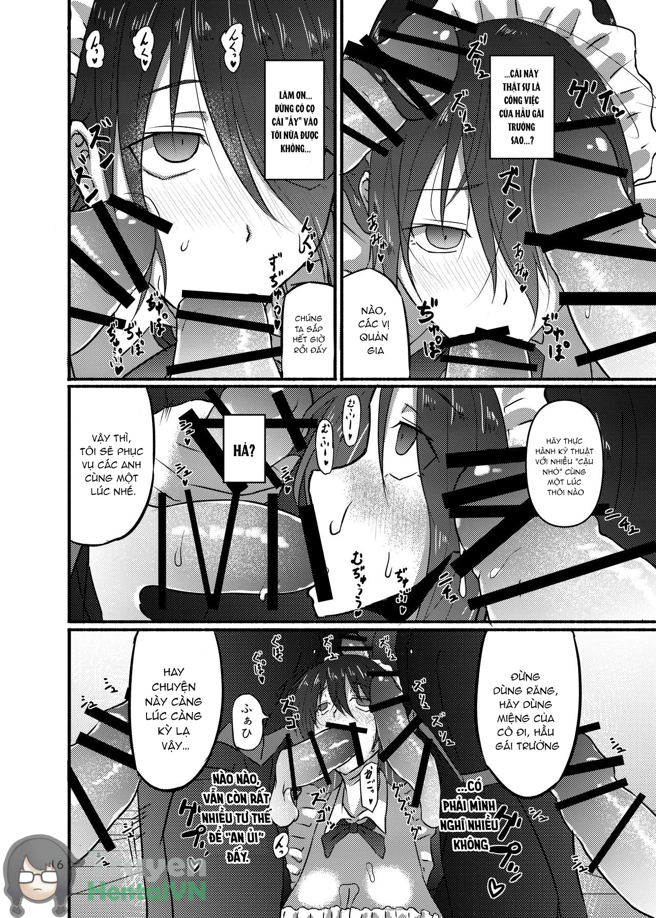 Đọc truyện hentai Futsuu no Inkya no JK Datta kedo, Maid ni Sarete, Makasare Haramasare Shussan Saserarete Bitch ni Naremashita! - Oneshot