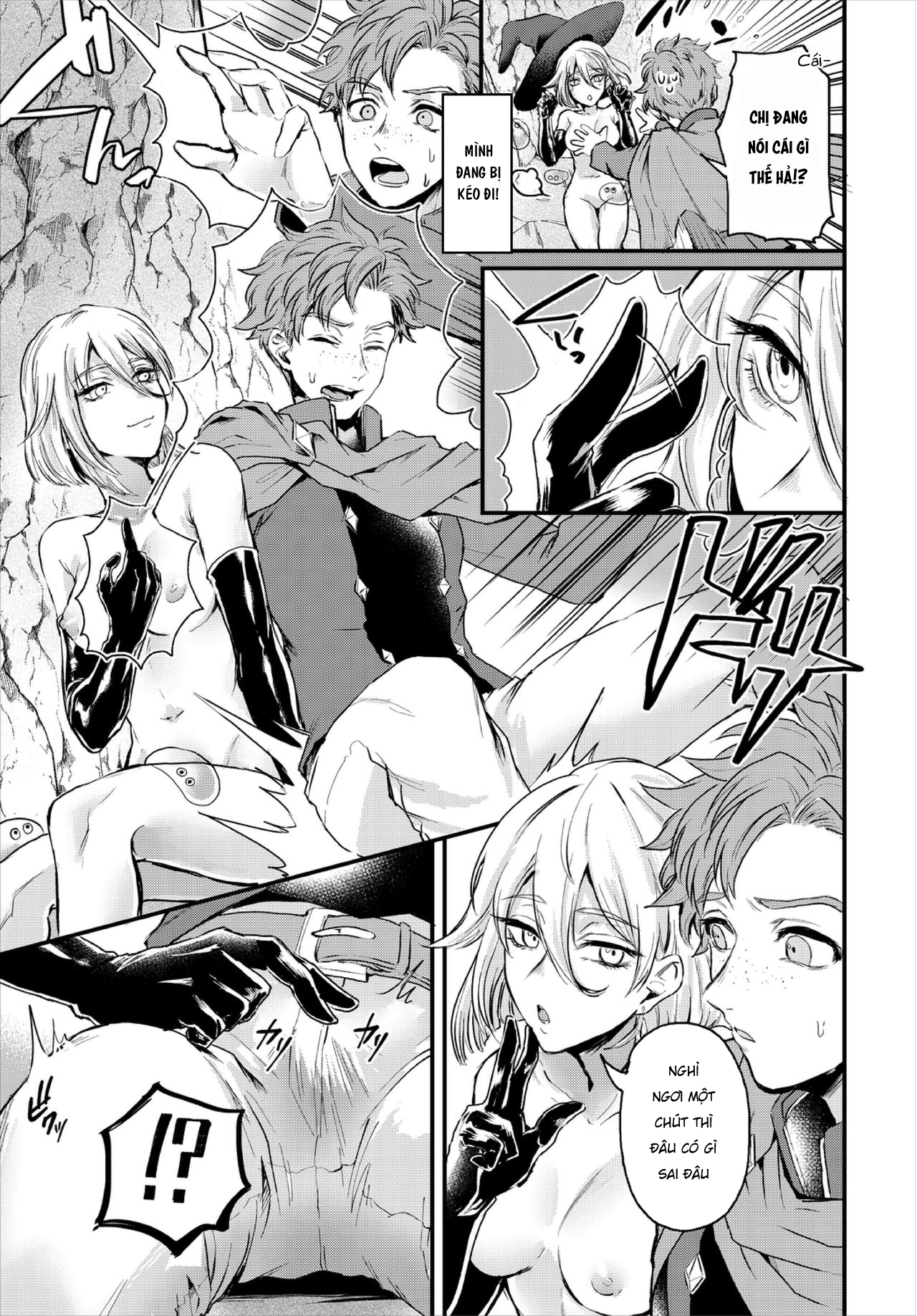 Đọc truyện hentai Cuộc săn slime cùng chị gái quyến rũ - Oneshot