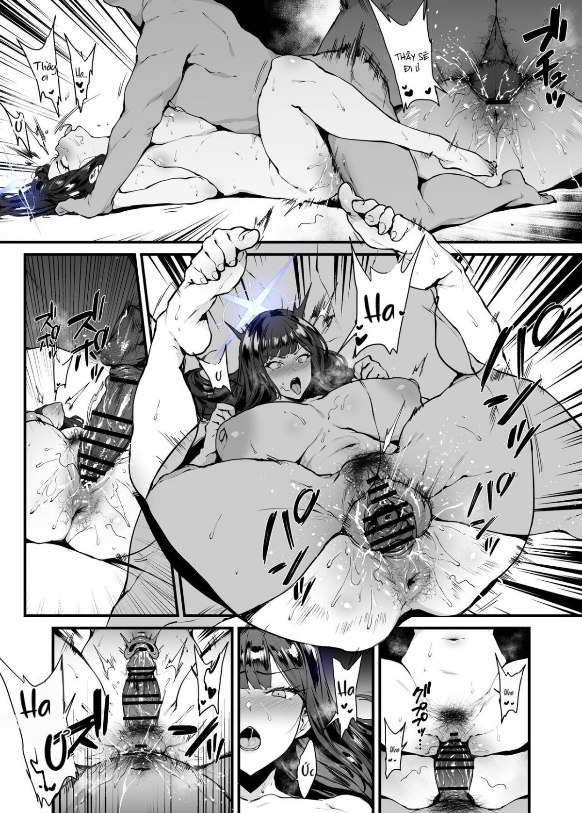 Đọc truyện hentai Saori Junai + Shussan (Blue Archive) - Oneshot