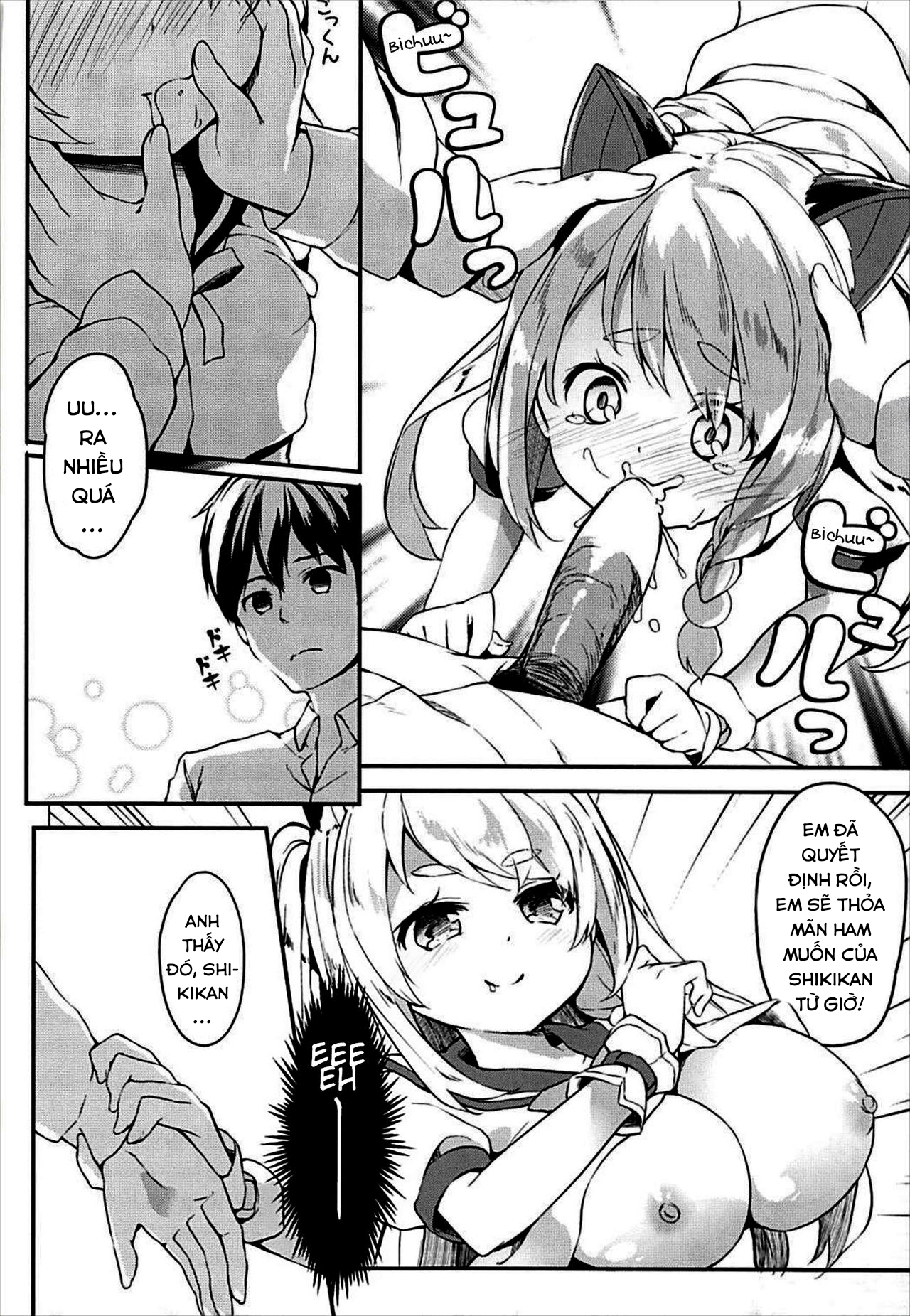 Đọc truyện hentai Hishokan Hajimemashita. -Shiratsuyu-class ver- - Oneshot