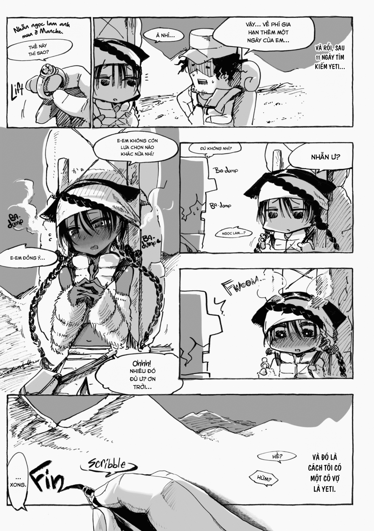 Đọc truyện hentai Truy Tìm Yeti - Oneshot