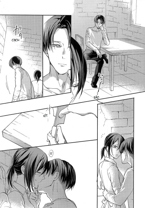 Đọc truyện hentai Hòa Quyện (Shingeki no Kyojin) - Oneshot