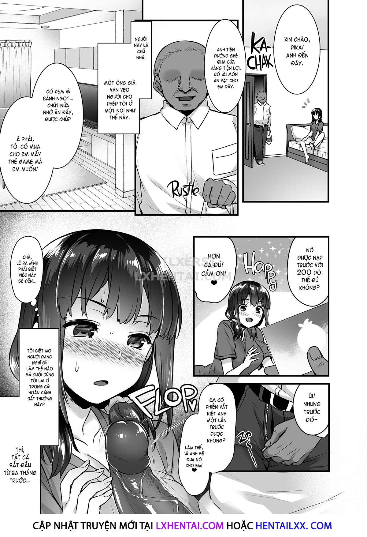 Đọc truyện hentai Rika's Sex Den - The Life of a Runaway Freeloader - Oneshot