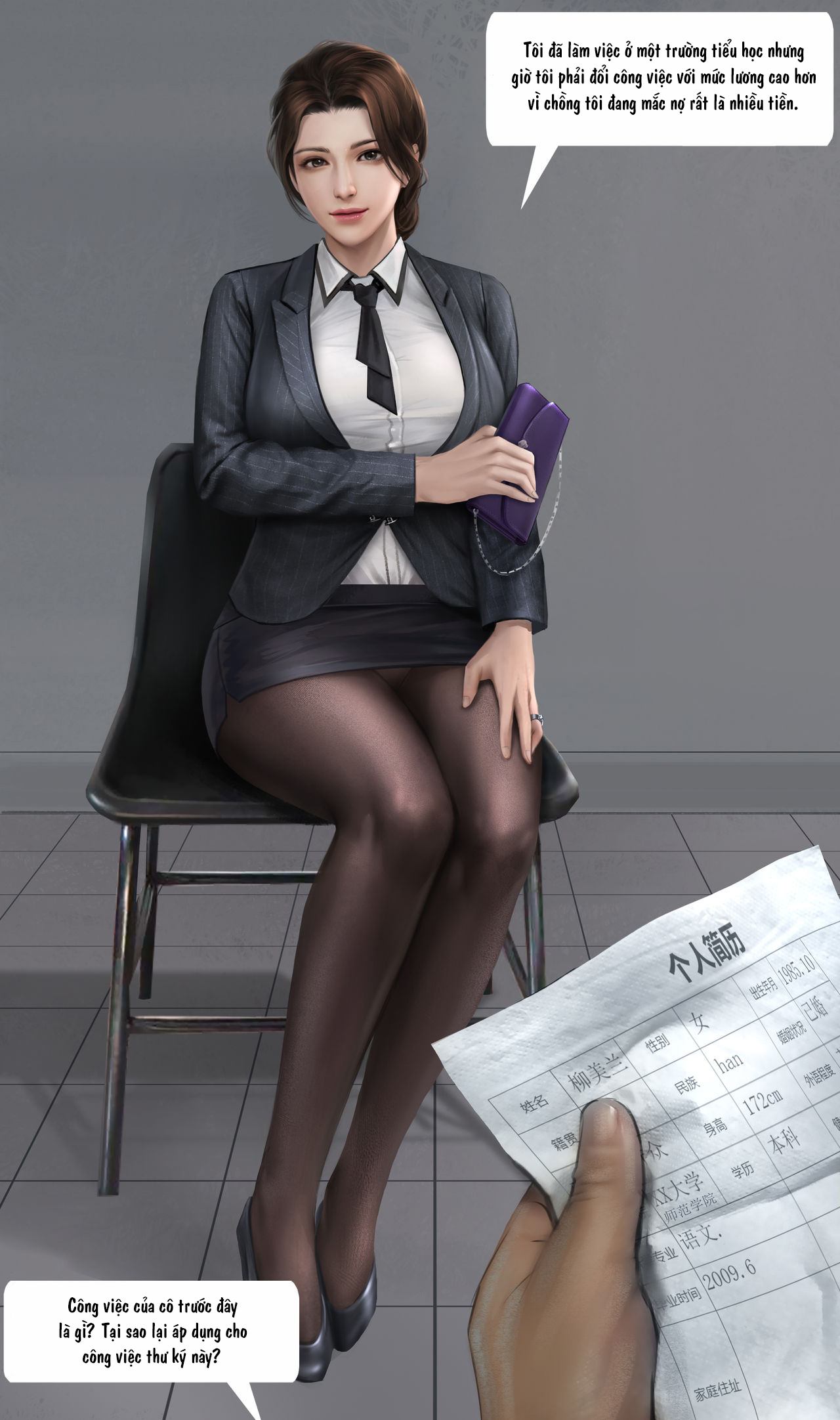 Đọc truyện hentai Liễu Mĩ Lan - Chương 1: Phỏng vấn.