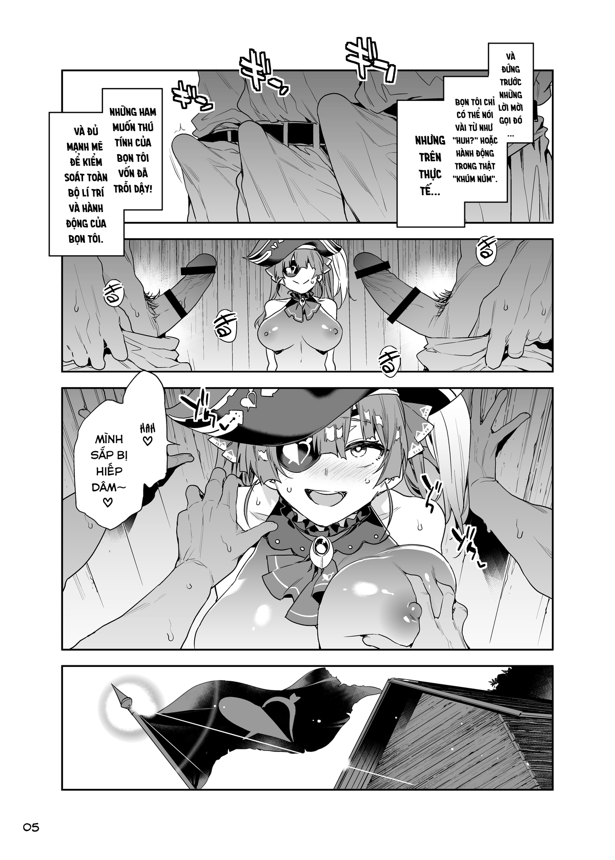 Đọc truyện hentai Thuyền Trưởng Marine bị Horny. - Oneshot trà lai