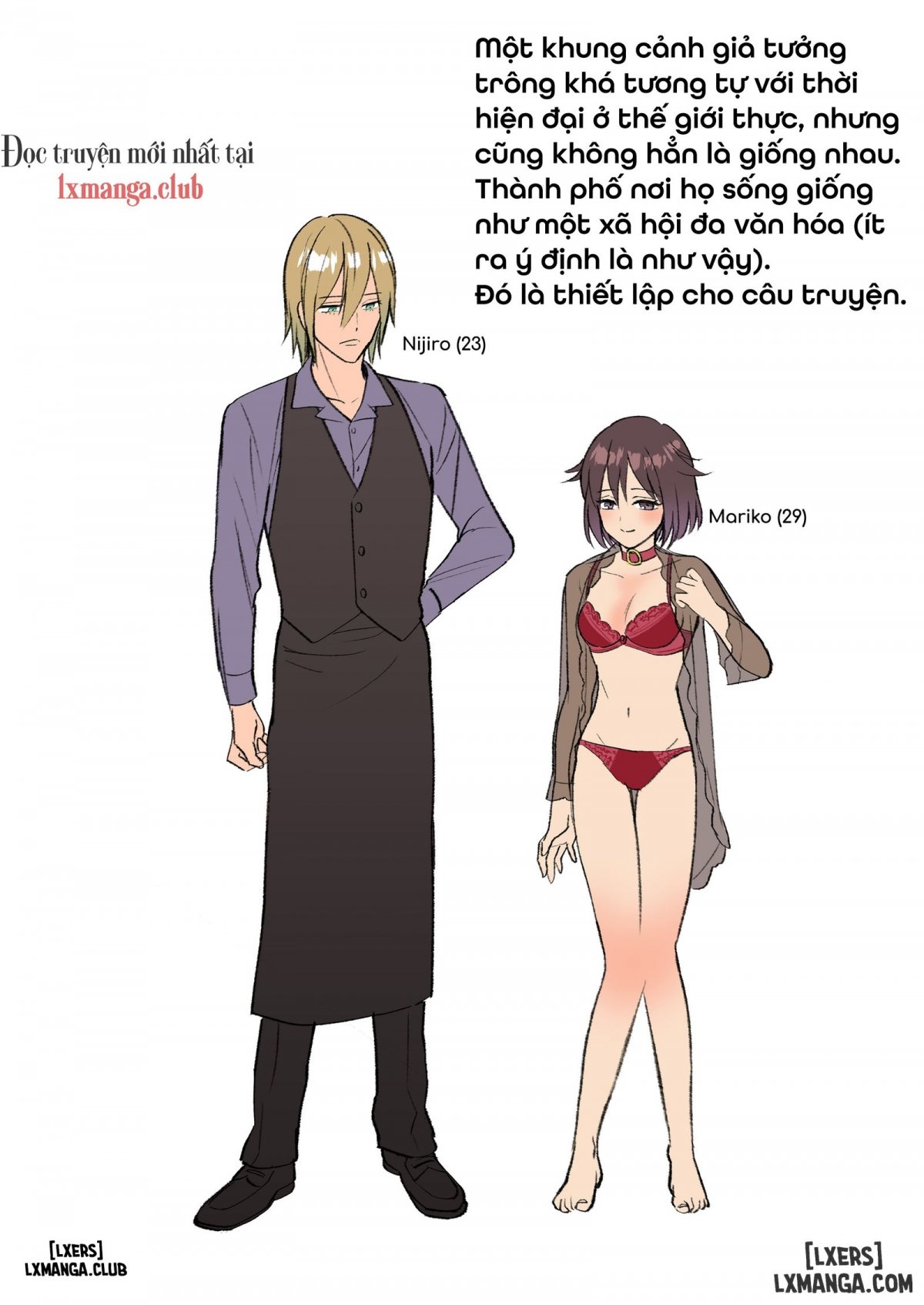 Đọc truyện hentai Mariko and Nijiro - Chap 1
