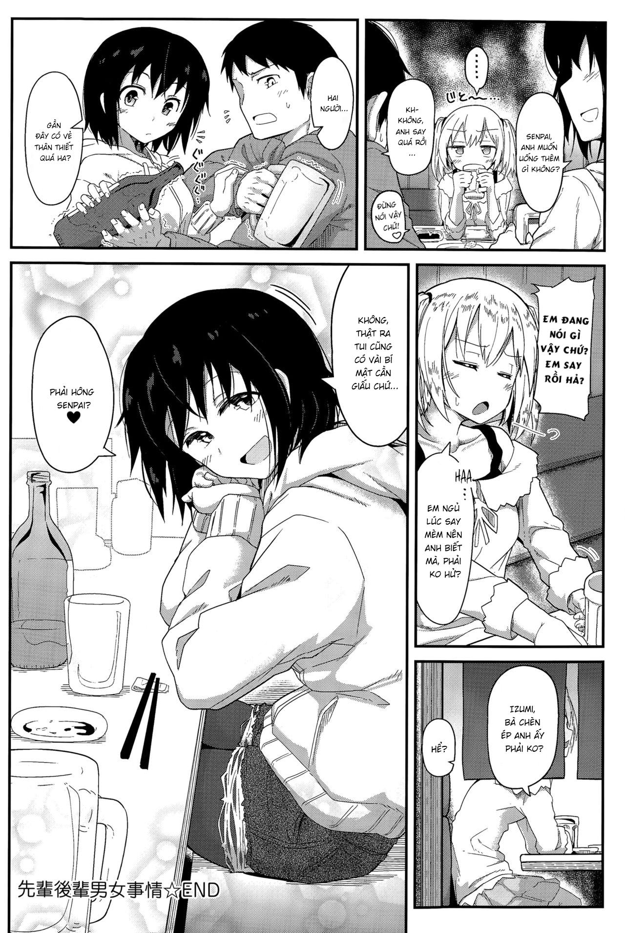 Đọc truyện hentai Senpai Kouhai Danjo Jijou - Oneshot