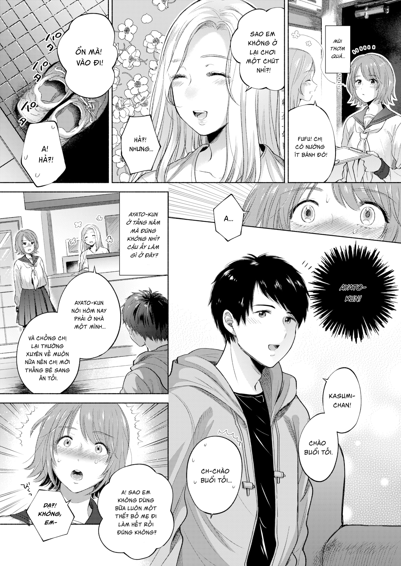 Đọc truyện hentai Chị Hàng Xóm Tốt Bụng - Oneshot xin lỗi vì thớt lag