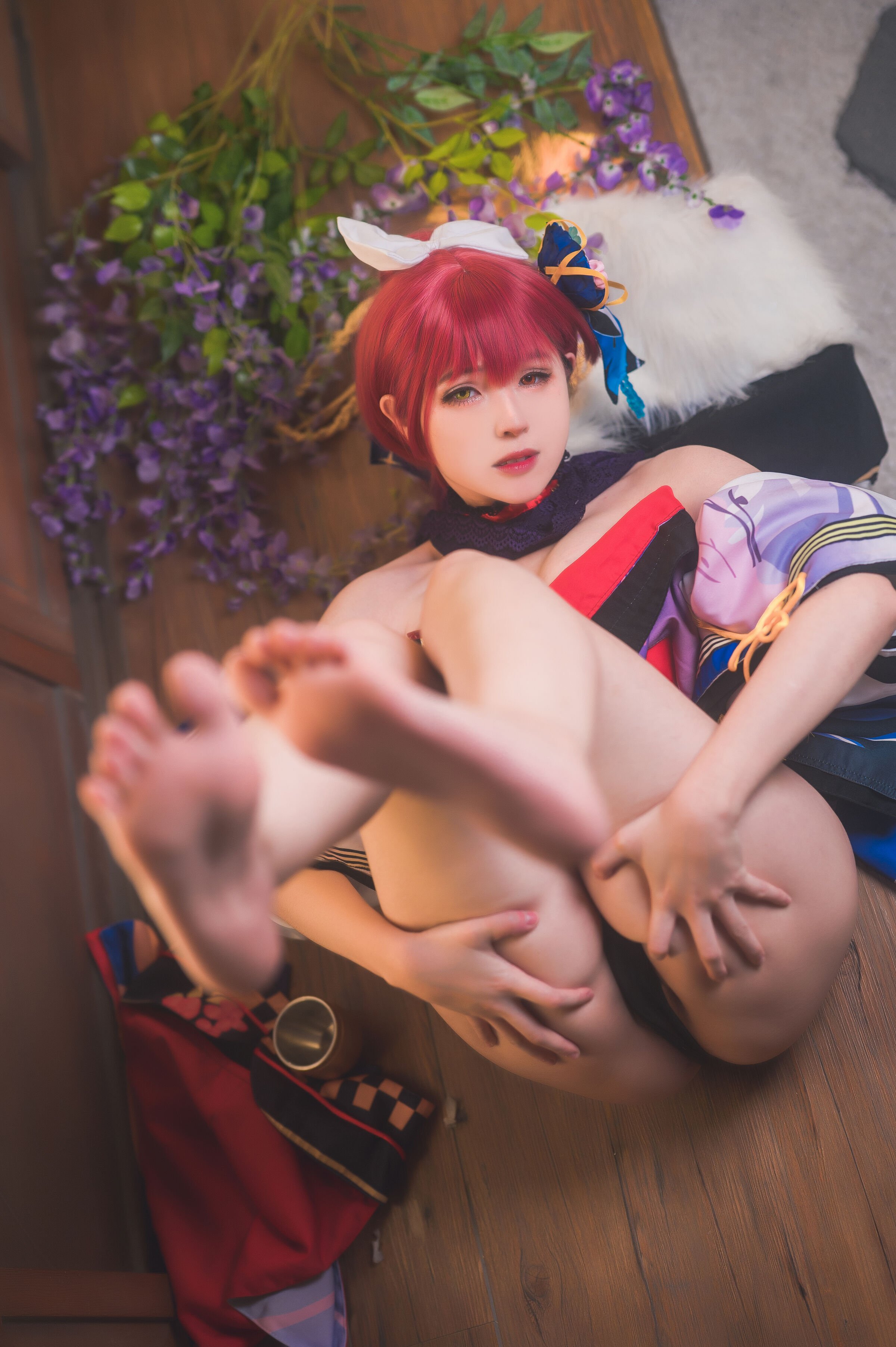 Đọc truyện hentai Tuyển tập Albums siêu phẩm Cosplay - Chap 450 - [Nanaki] Hozhong Marin Kimono X'mas