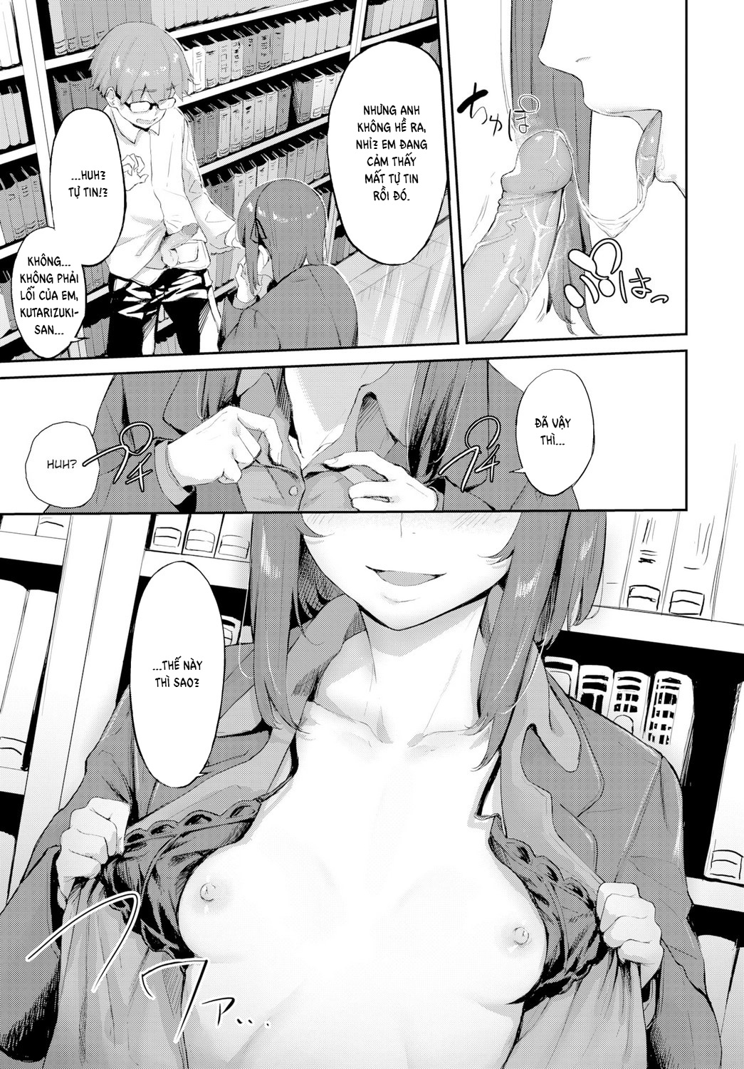 Đọc truyện hentai Library Secrets - Oneshot