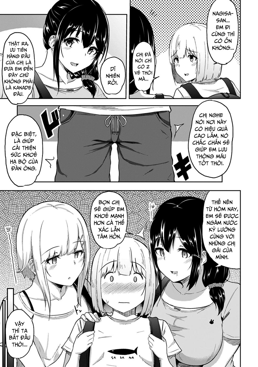 Đọc truyện hentai Tôi ấn nhầm huyệt làm em ấy cứng ngắc!? Bị mát xa ngược lại bằng cặc em ấy! - Chap 7 - Chuyến du lịch suối nước nóng (1)