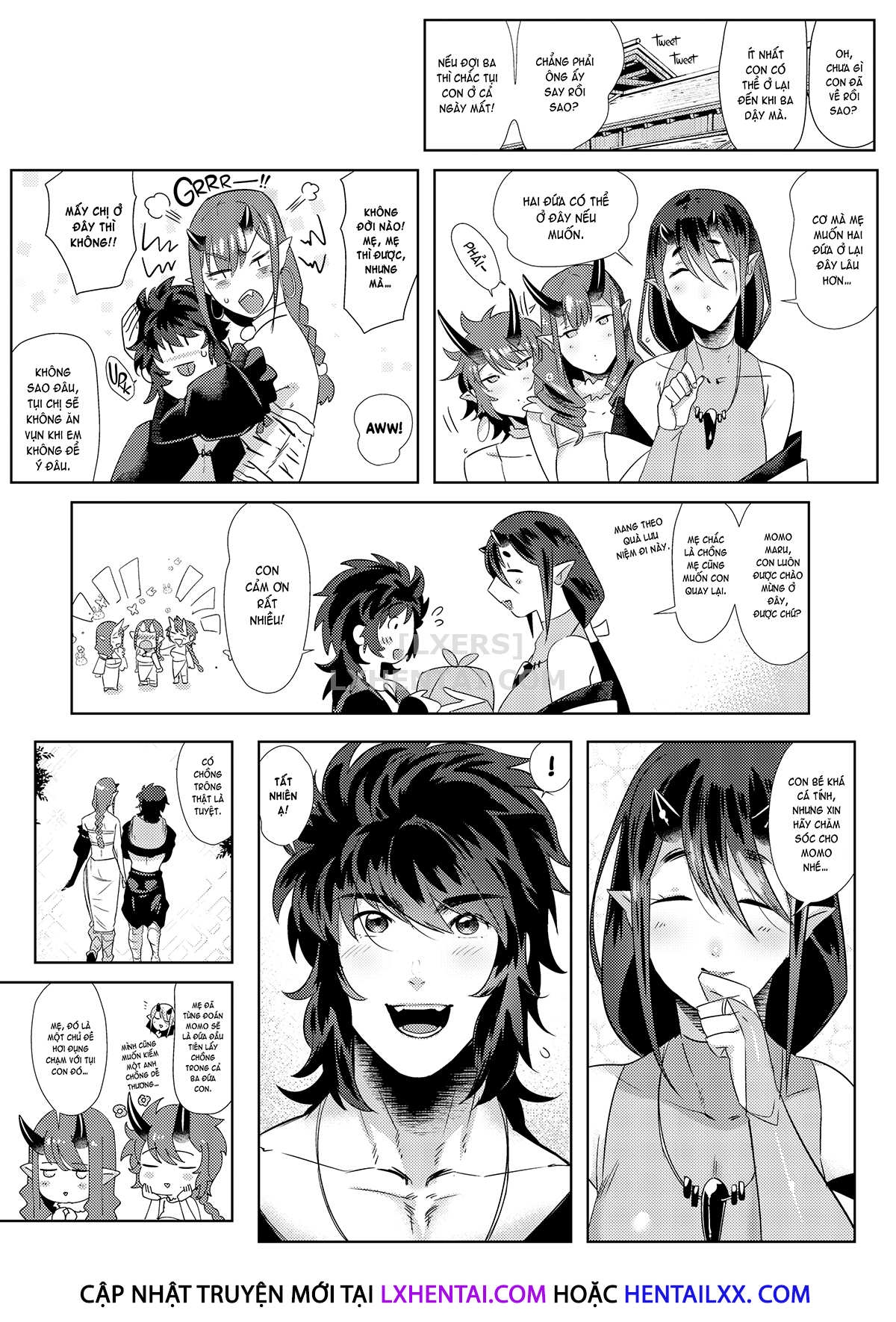 Đọc truyện hentai The Oni and the Fresh Peach - Chap 2 - The Marriage