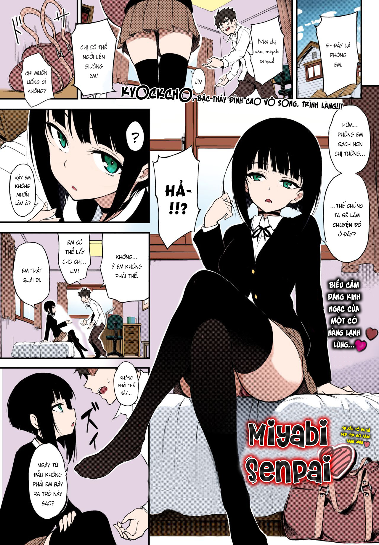 Đọc truyện hentai Senpai Lạnh Lùng ❤ - Chap 1: Full color