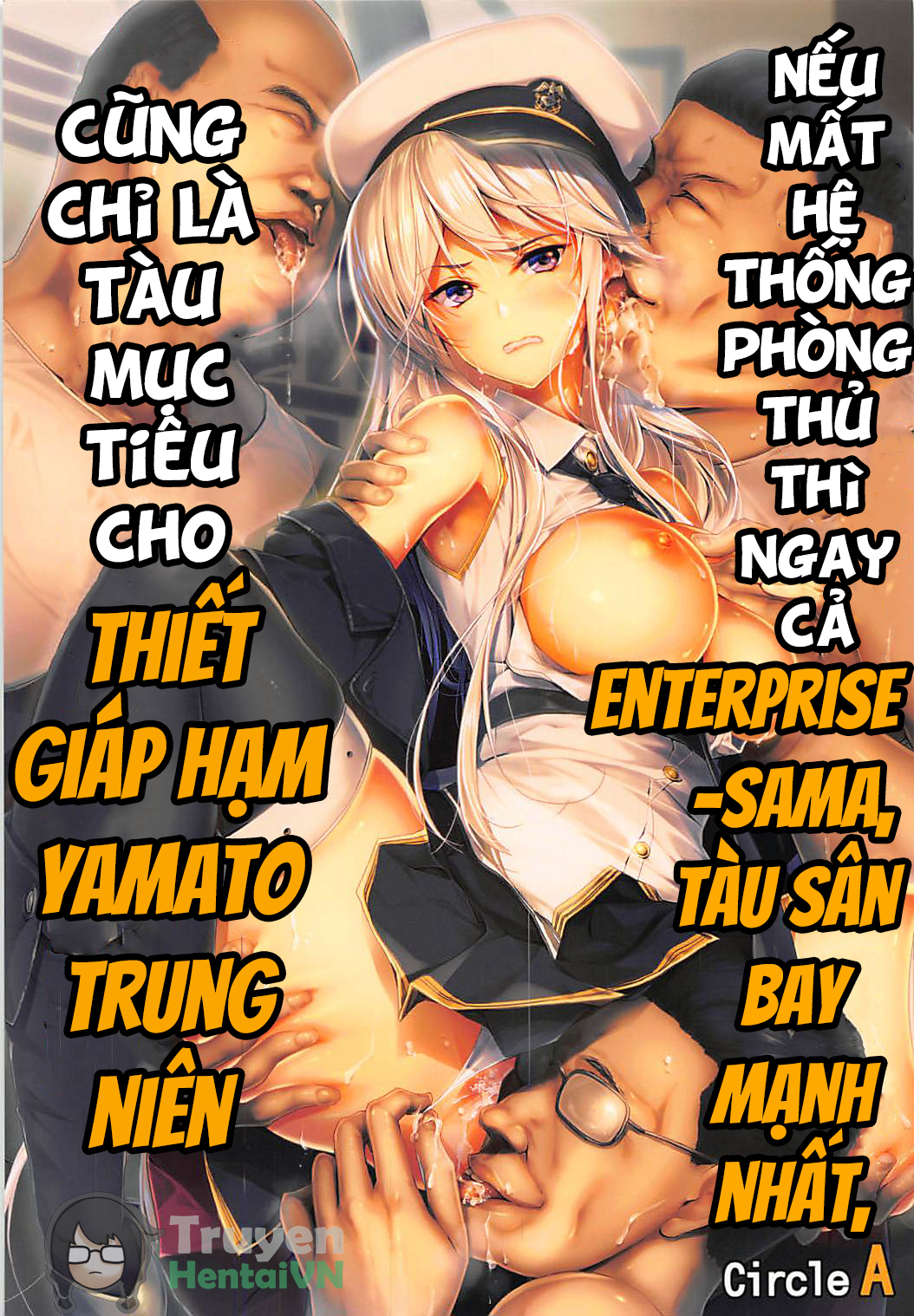 Đọc truyện hentai Saikyou Kuubo no Enpri-sama mo Gisou o Hazuseba Chuunen Yamatohou no Hyoutekikan - Oneshot