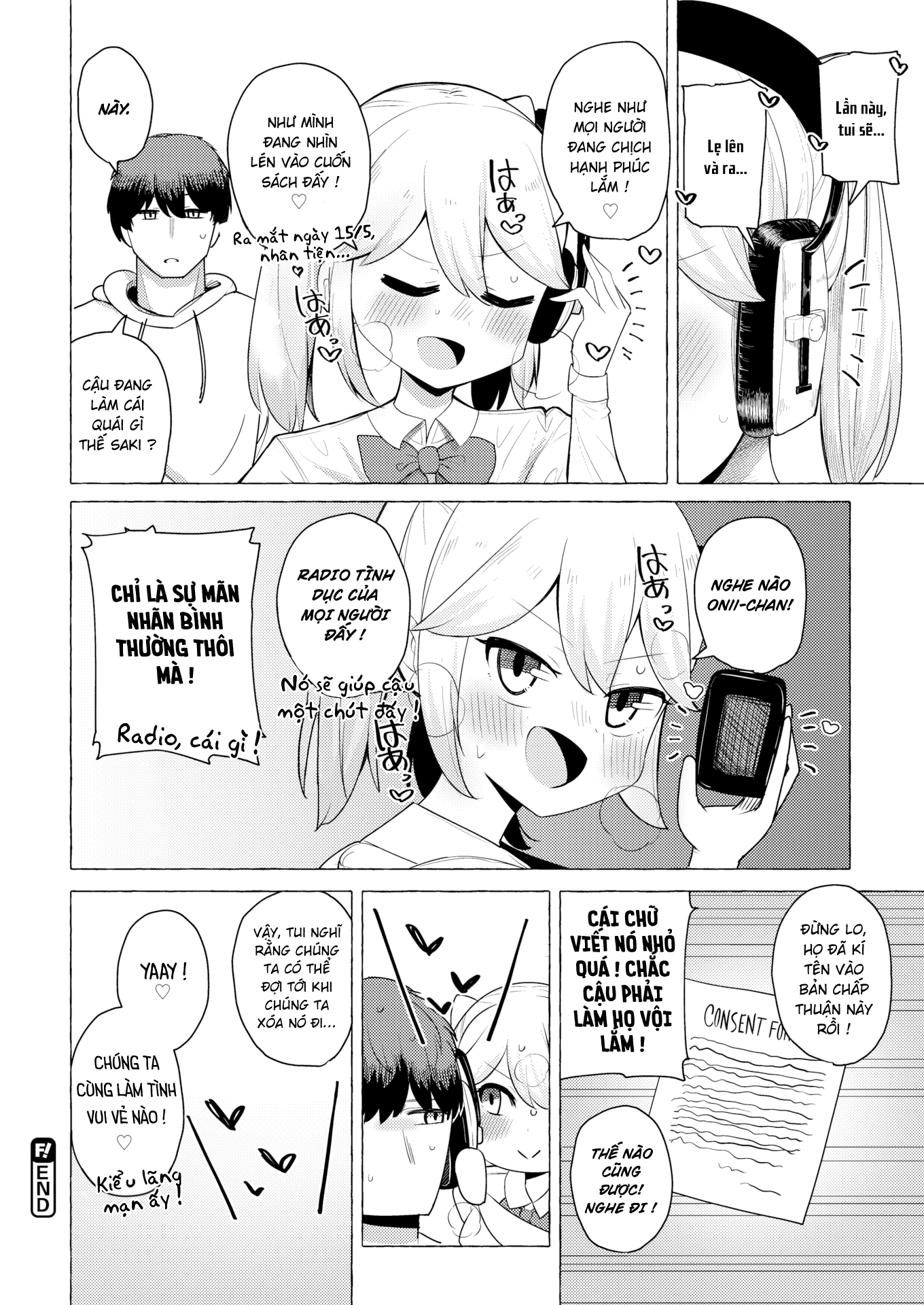 Đọc truyện hentai Cuốn truyện đầu tay của Kanari Tokusaku, Làm tình thật vui ! ❤ đã có mặt tại Nhật !! - Oneshot