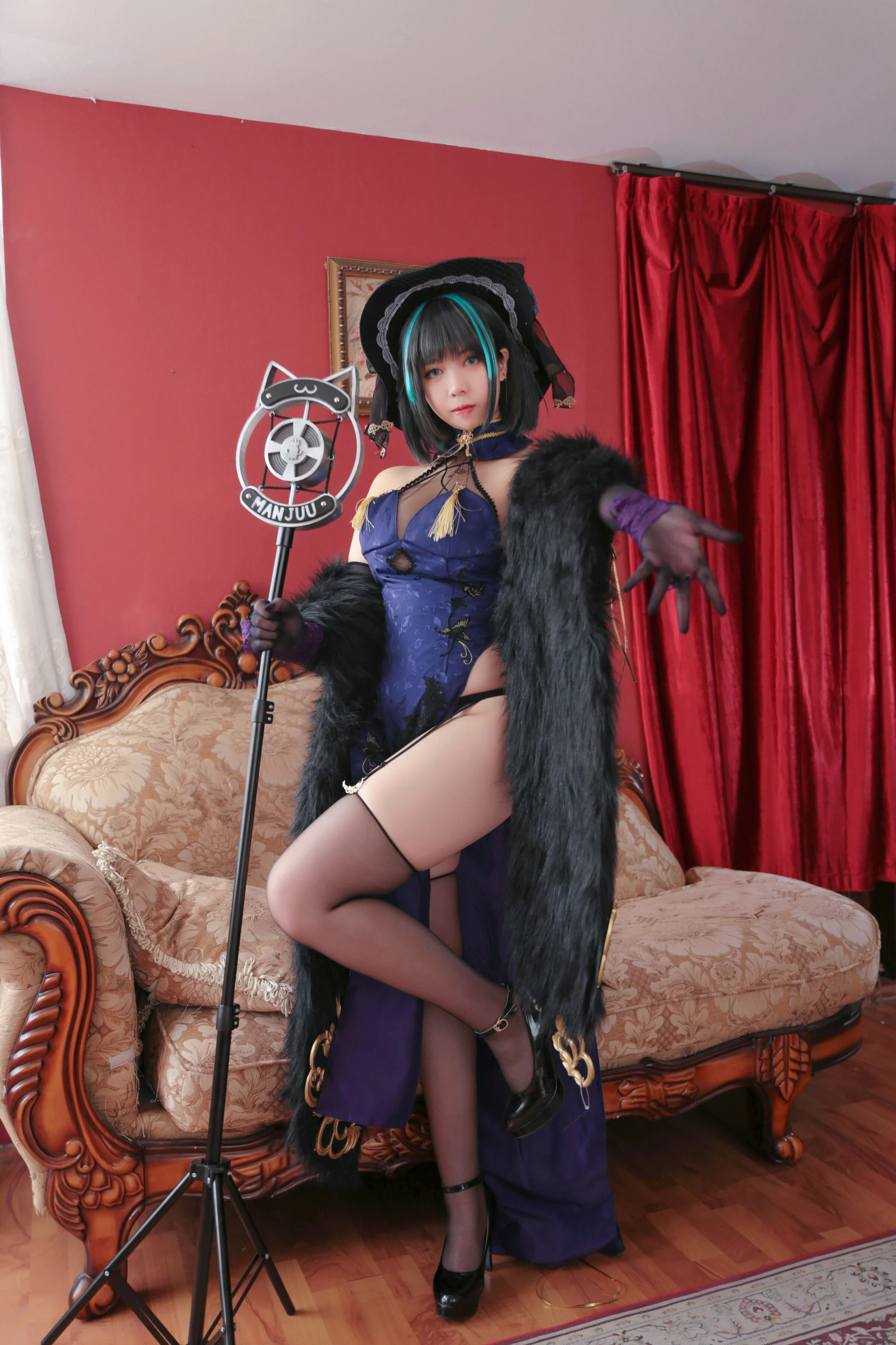 Đọc truyện hentai Tuyển tập Albums siêu phẩm Cosplay - Chap 569 - Meroko_Mei Tong - Cheshire Cheongsam