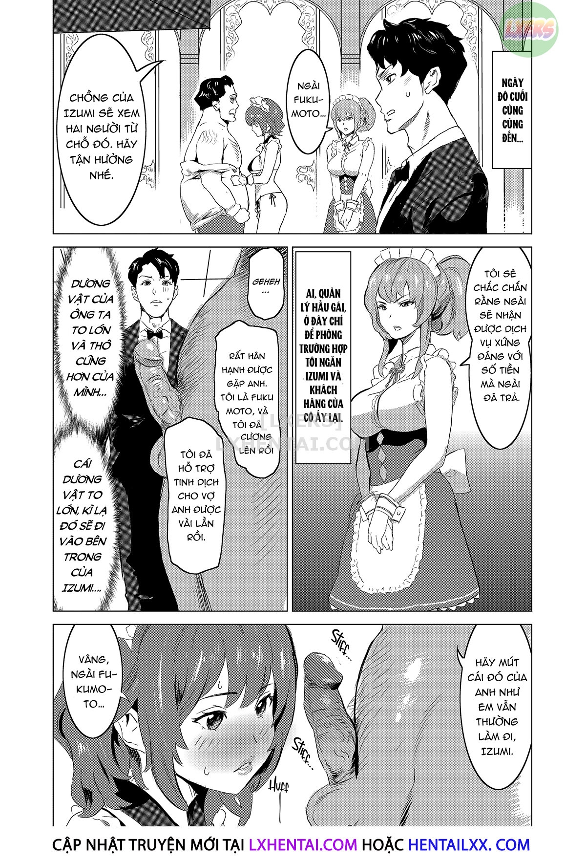 Đọc truyện hentai Tôi bắt vợ làm việc tại nhà thổ - Chap 2 - Creepy Customer Fukumoto