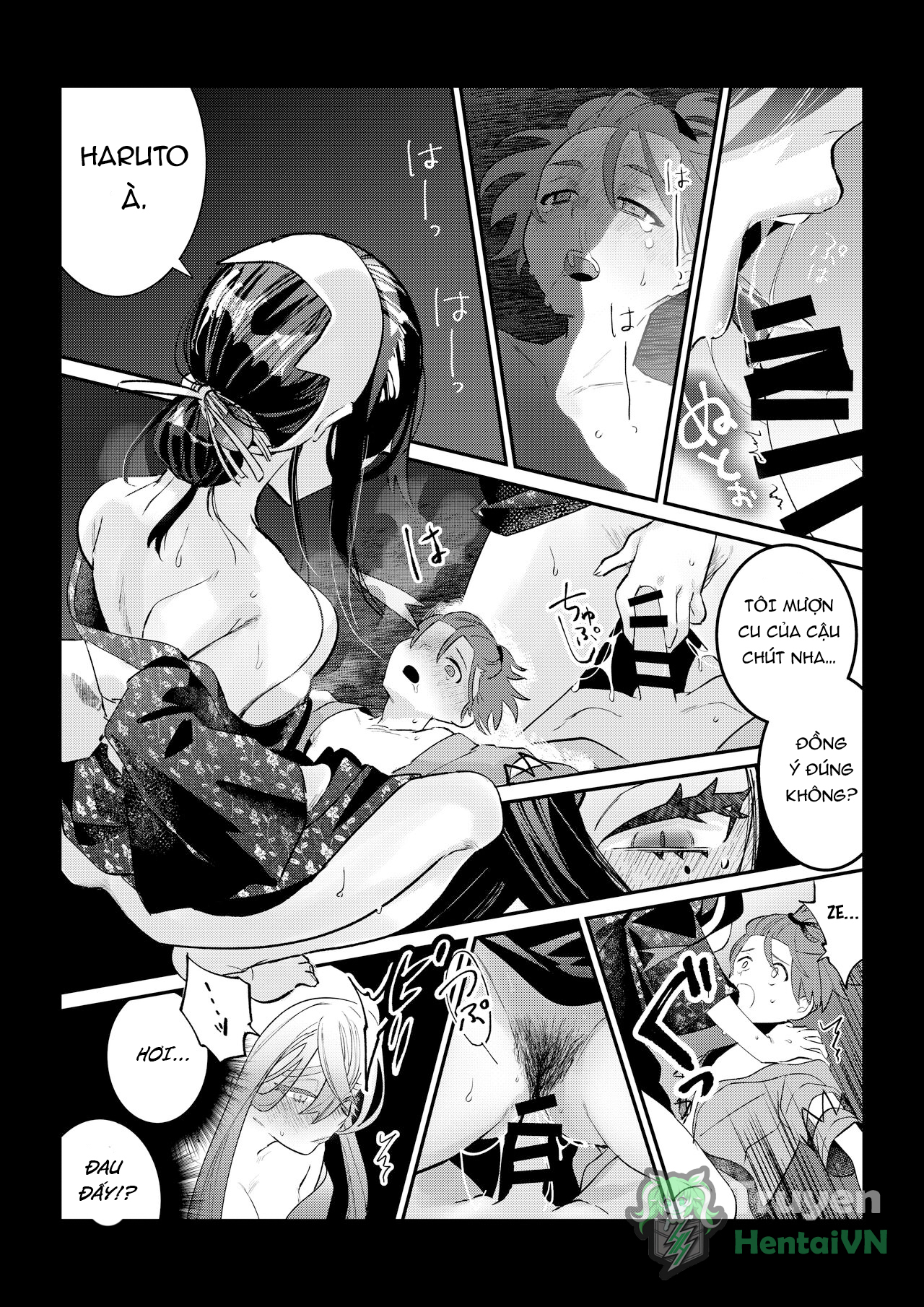 Đọc truyện hentai HaruZei no Nazo Jikeiretsu Aokan Manga - Oneshot