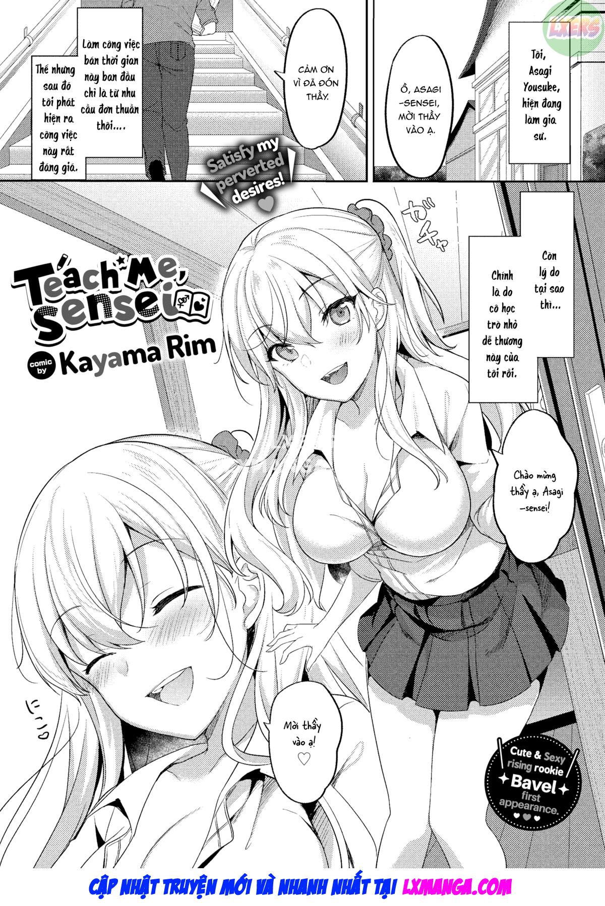 Đọc truyện hentai Teach Me, Sensei - Oneshot
