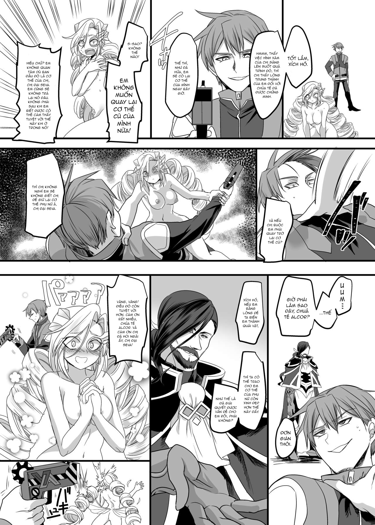 Đọc truyện hentai Biệt đội mãnh thú hoàng đạo Xích hổ - Oneshot