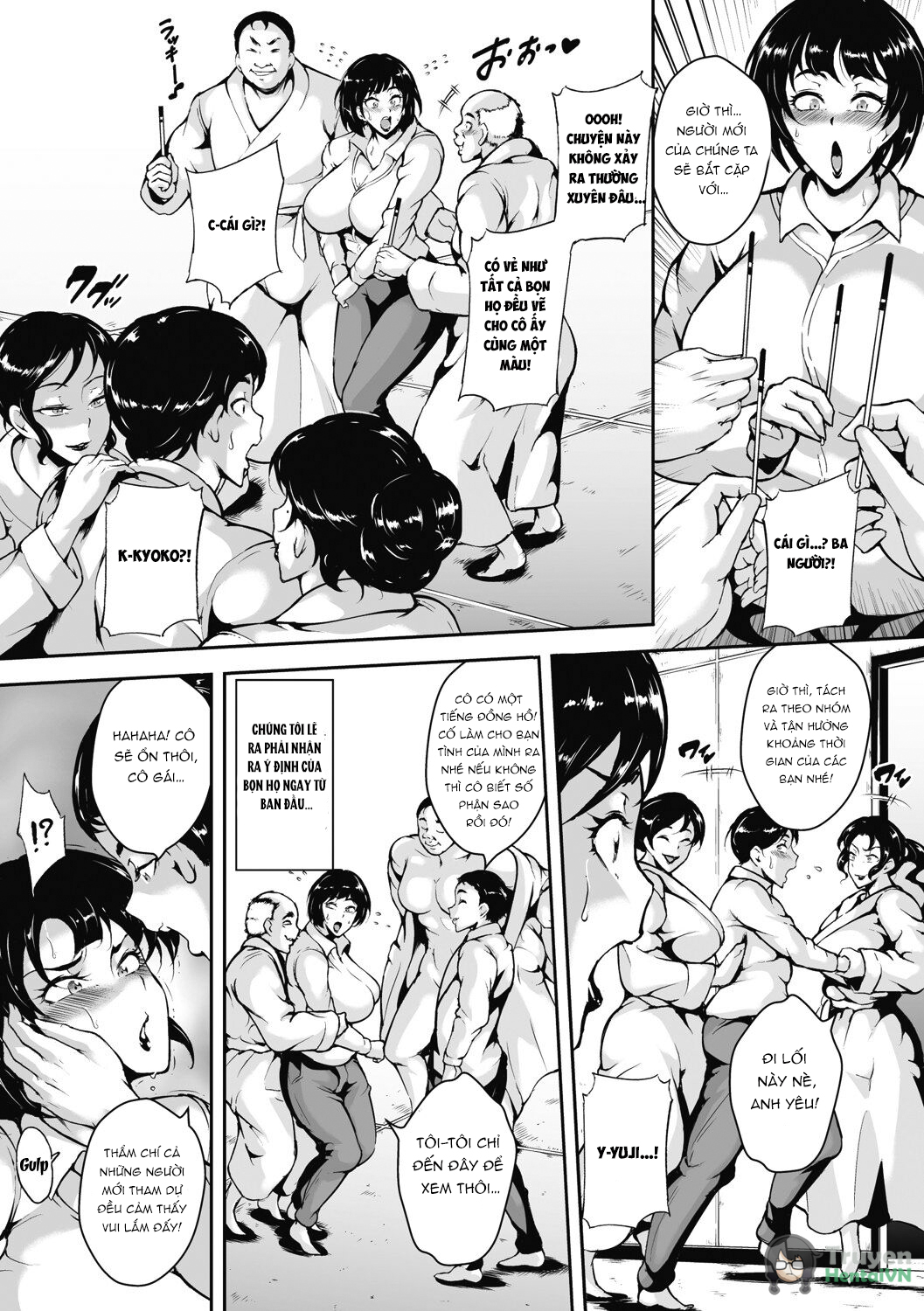 Đọc truyện hentai Akaneiro ni Modaeru Hitozuma - Wife Writhing in Madder - Oneshot