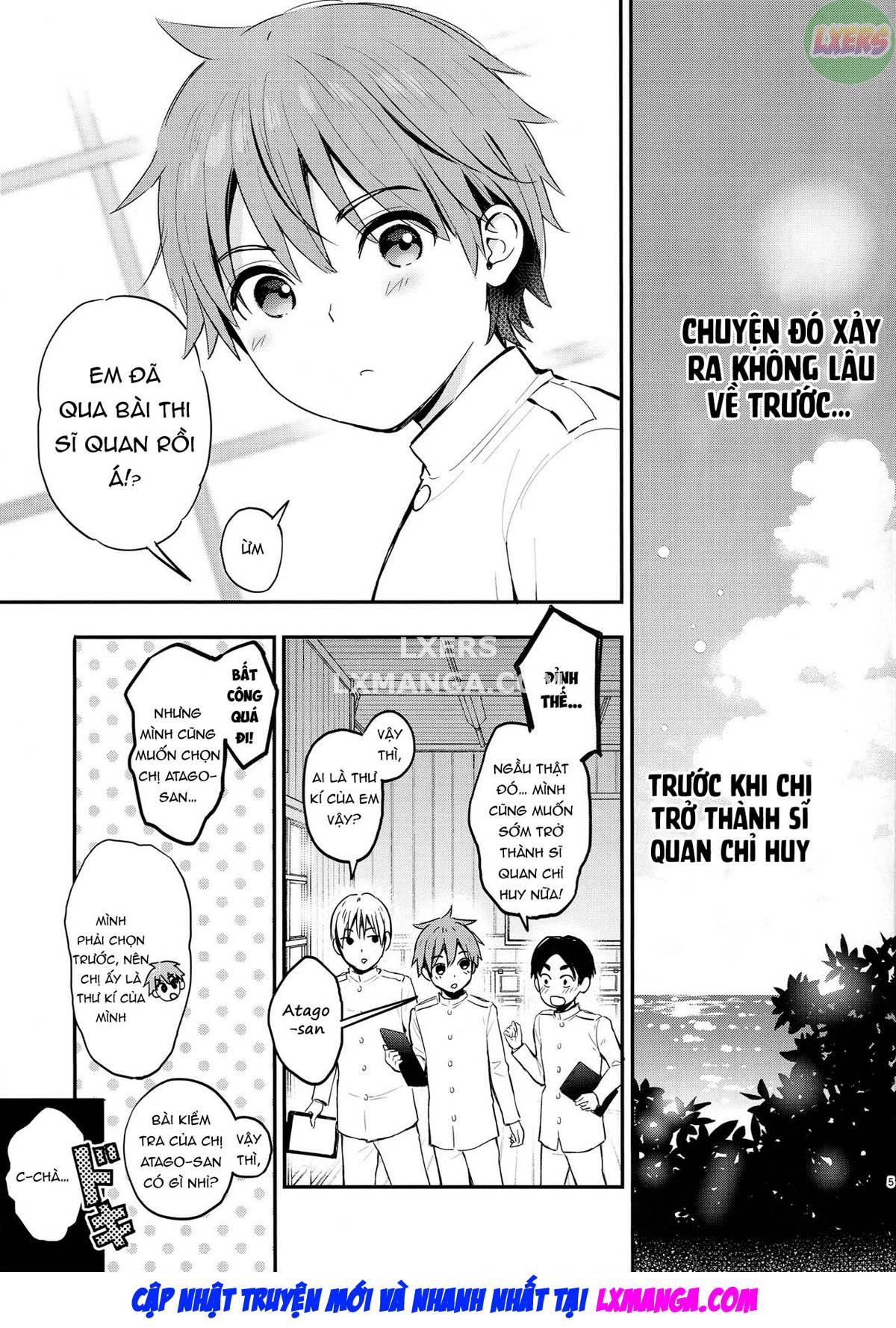 Đọc truyện hentai Kỳ thi chỉ huy nghịch ngợm của Atago - Oneshot