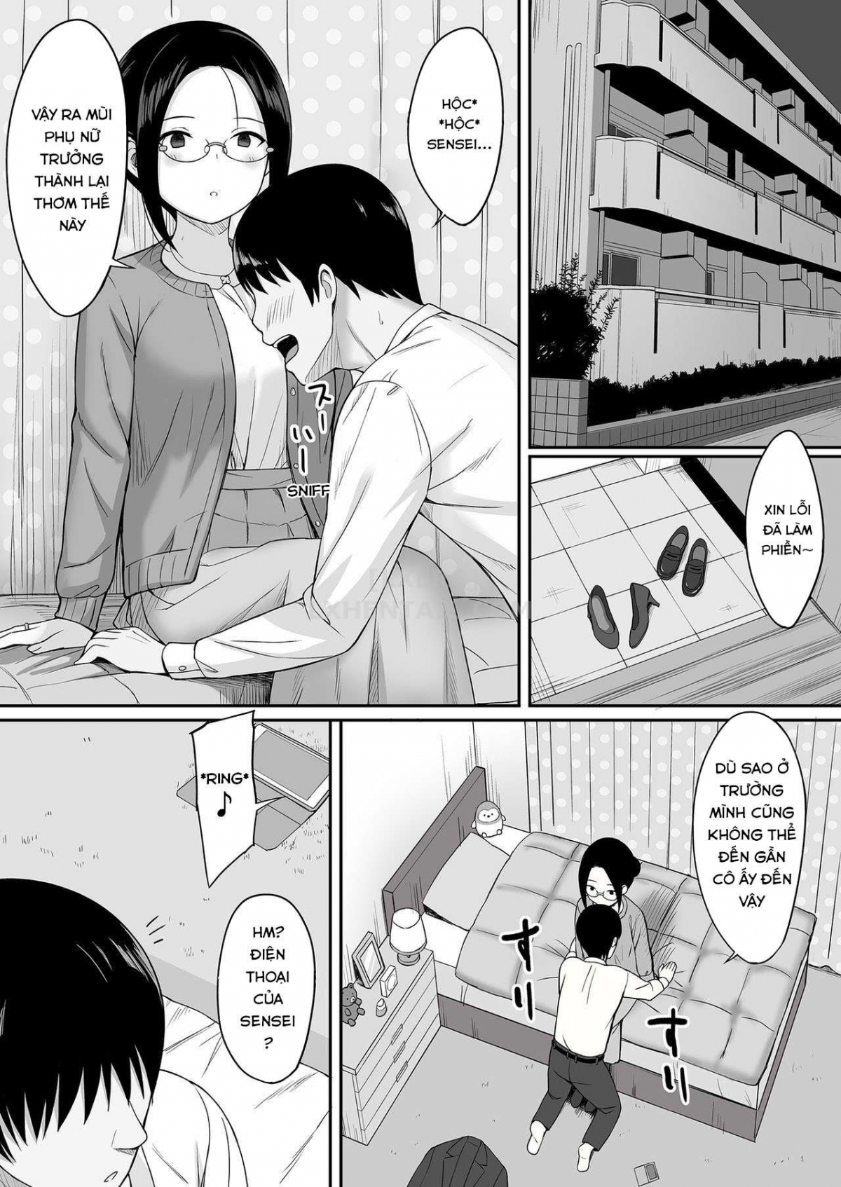 Đọc truyện hentai Fukujuu No Noroi De Classmate O Onaho-Ka Suru Hanashi - Chap 3 ~Josei Kyoushi Satoi Maho Hen~