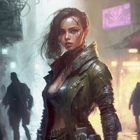 Cyberpunk Rain