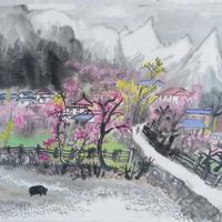 山村晨曦
